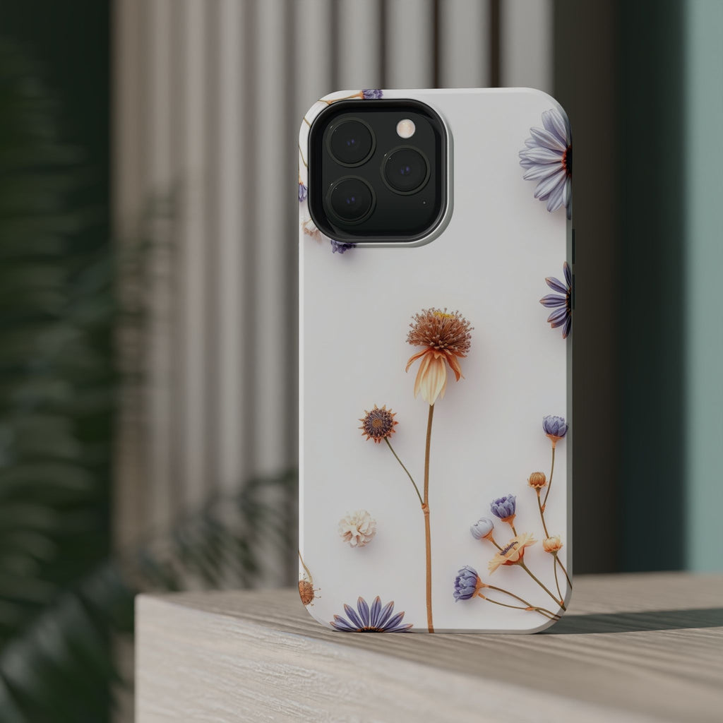 iPhone Dried Flower Flat Lay Bold Art Slim Everyday Designer Case · iPhone Case