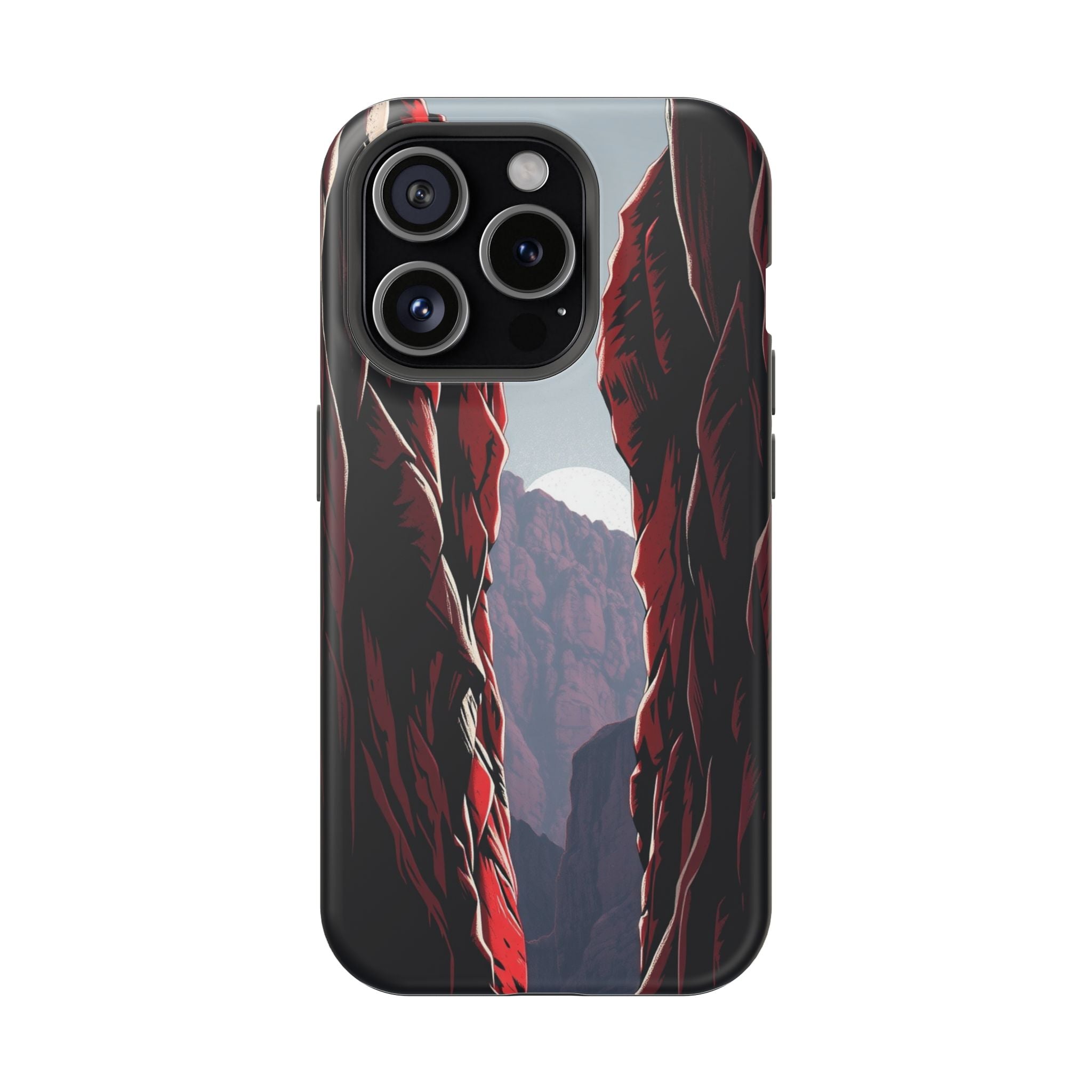 iPhone Serene Canyon Wall Design Bold Modern Everyday Snap Case · iPhone Case