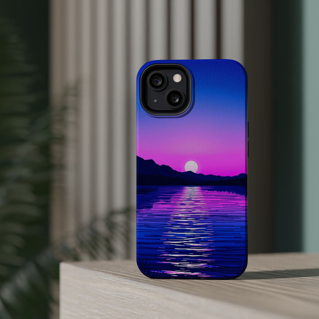 iPhone Indigo And Violet Lake at Twilight Slim iPhone Everyday Designer · iPhone