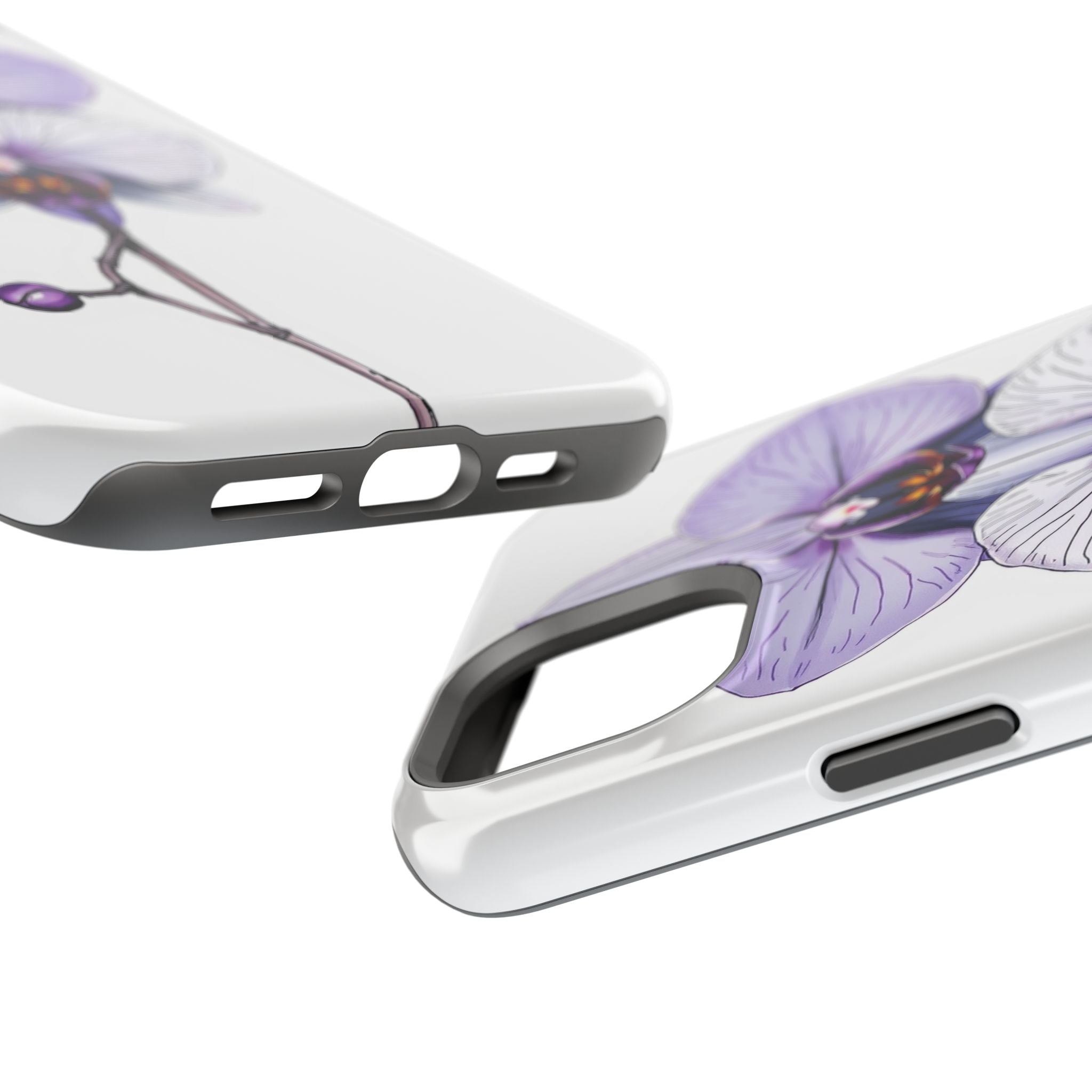 iPhone Orchid Study Hand-Drawn Sketch Slim Everyday Designer Case · iPhone Case