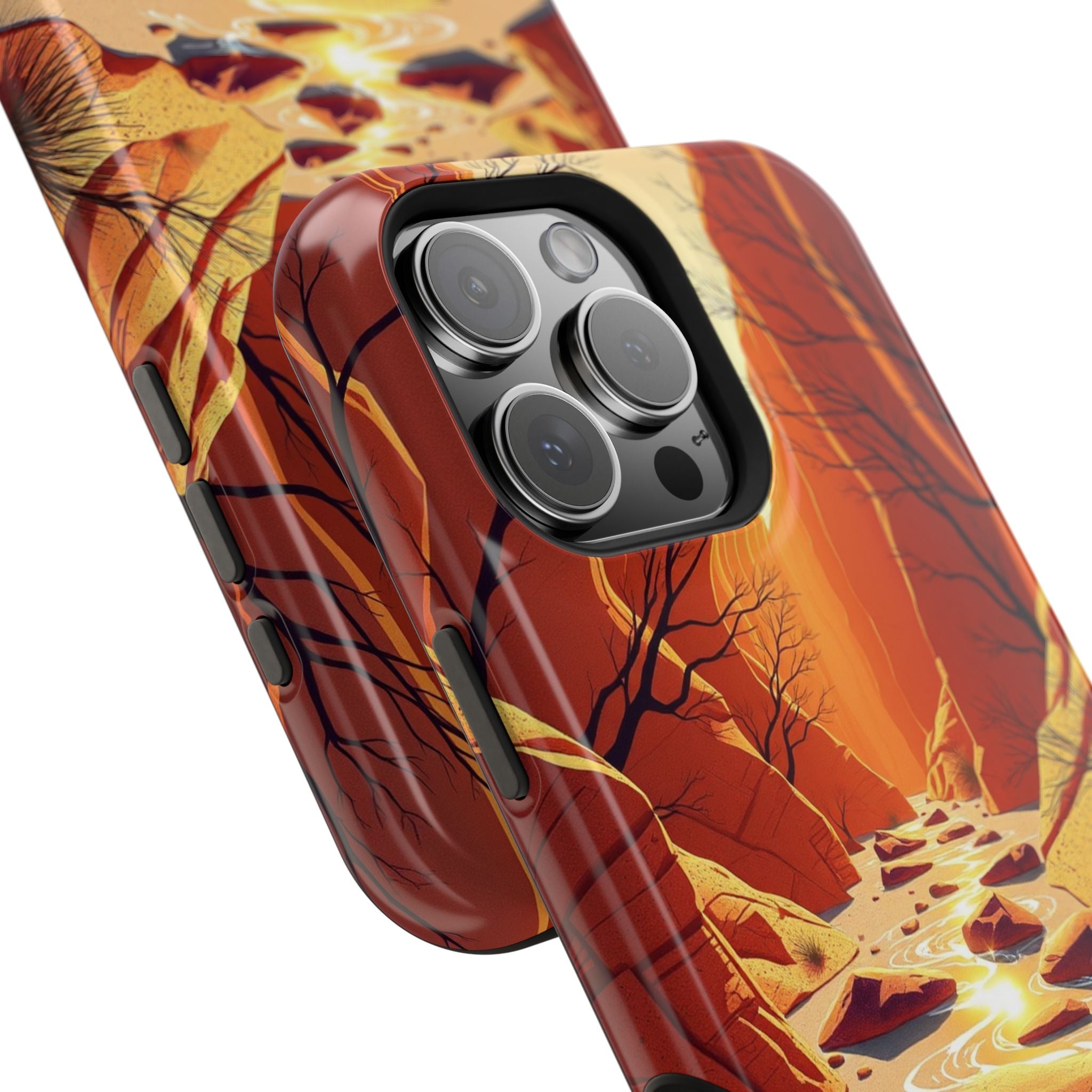 iPhone Vibrant Spring Creek Design 20 Slim Everyday Designer Case · iPhone Case