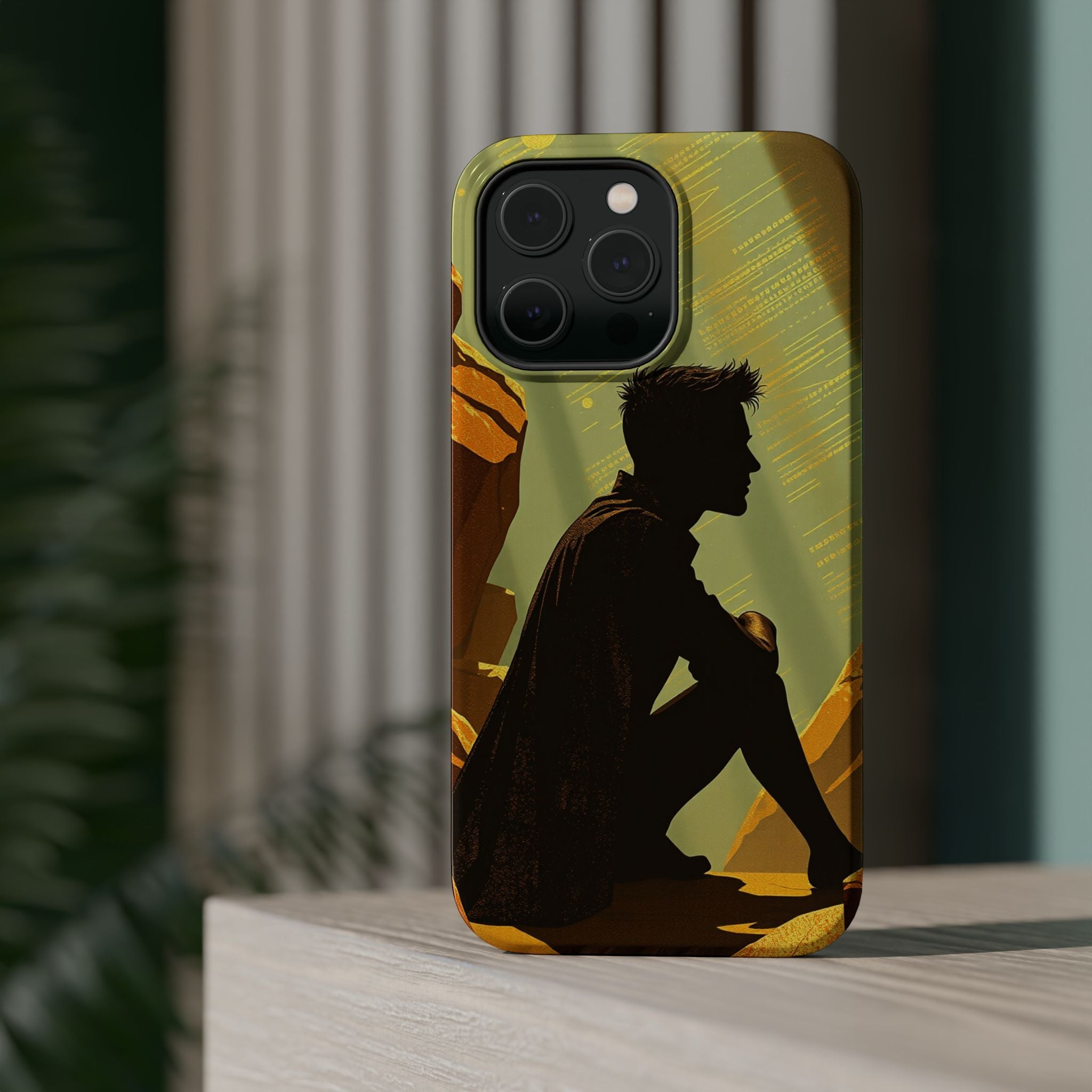 iPhone Mustard And Rust Overthinking Again Slim Everyday Designer Case · iPhone