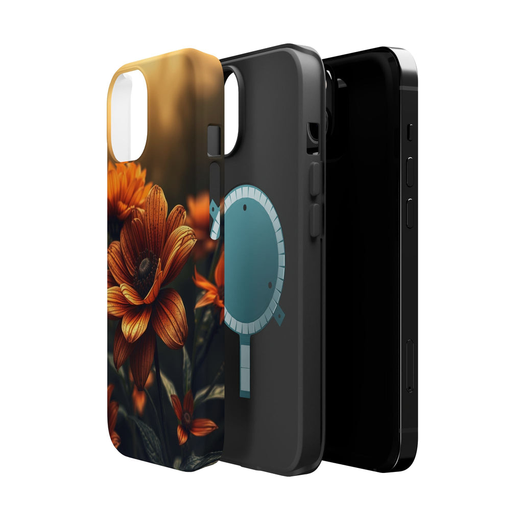 iPhone Radiant Floral Ombre Design Bold Modern Everyday Snap Case · iPhone Case