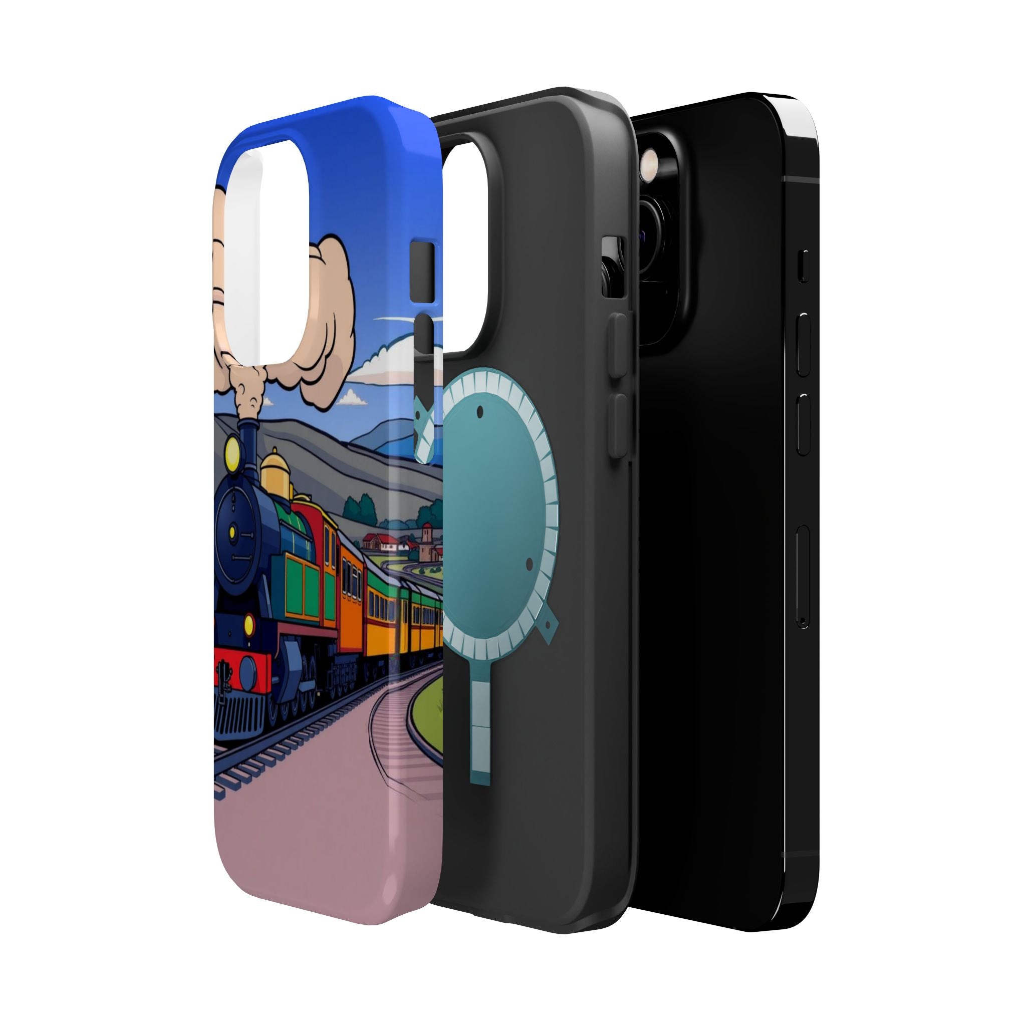 iPhone Steam Locomotive Puff Kids Fun iPhone Phone Case Gift Slim · iPhone Case