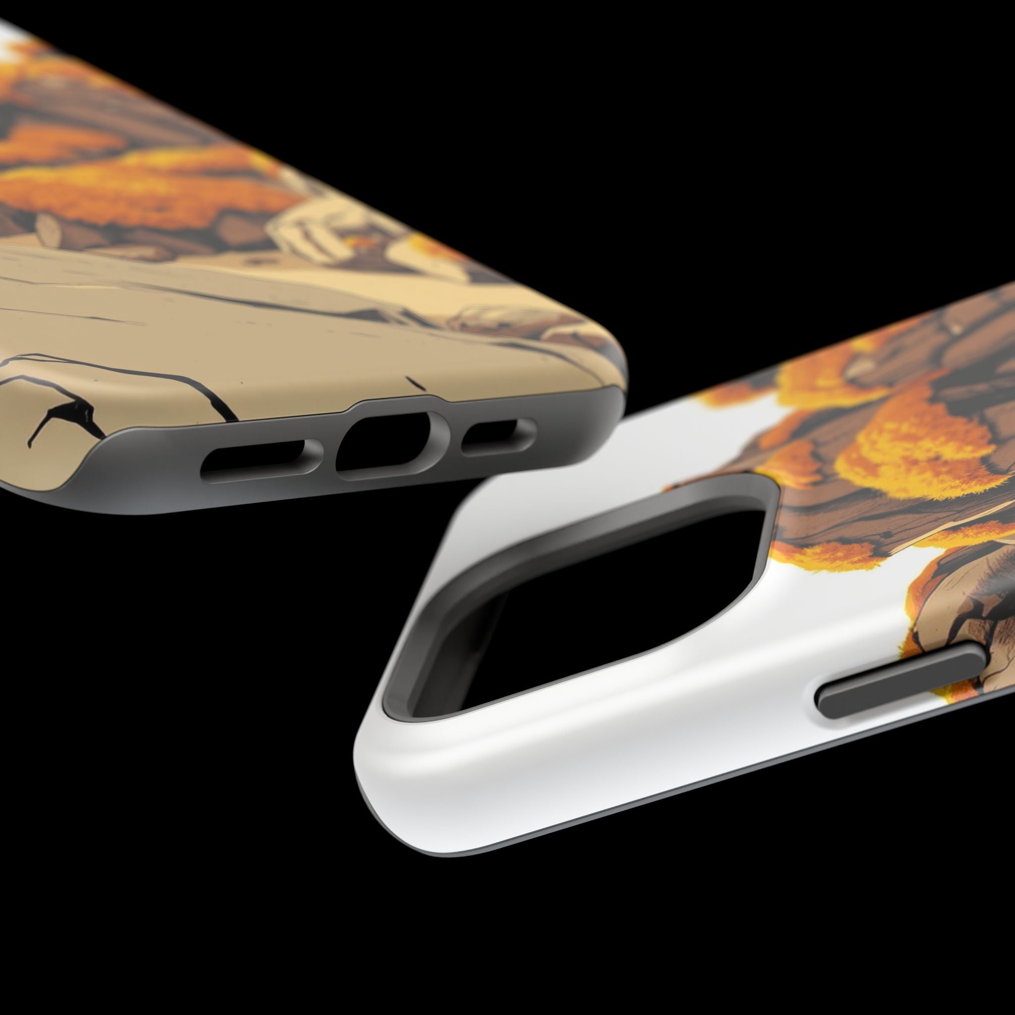 iPhone Moss Covered Rocks Bold Art Bold Modern Everyday Snap Case · iPhone Case