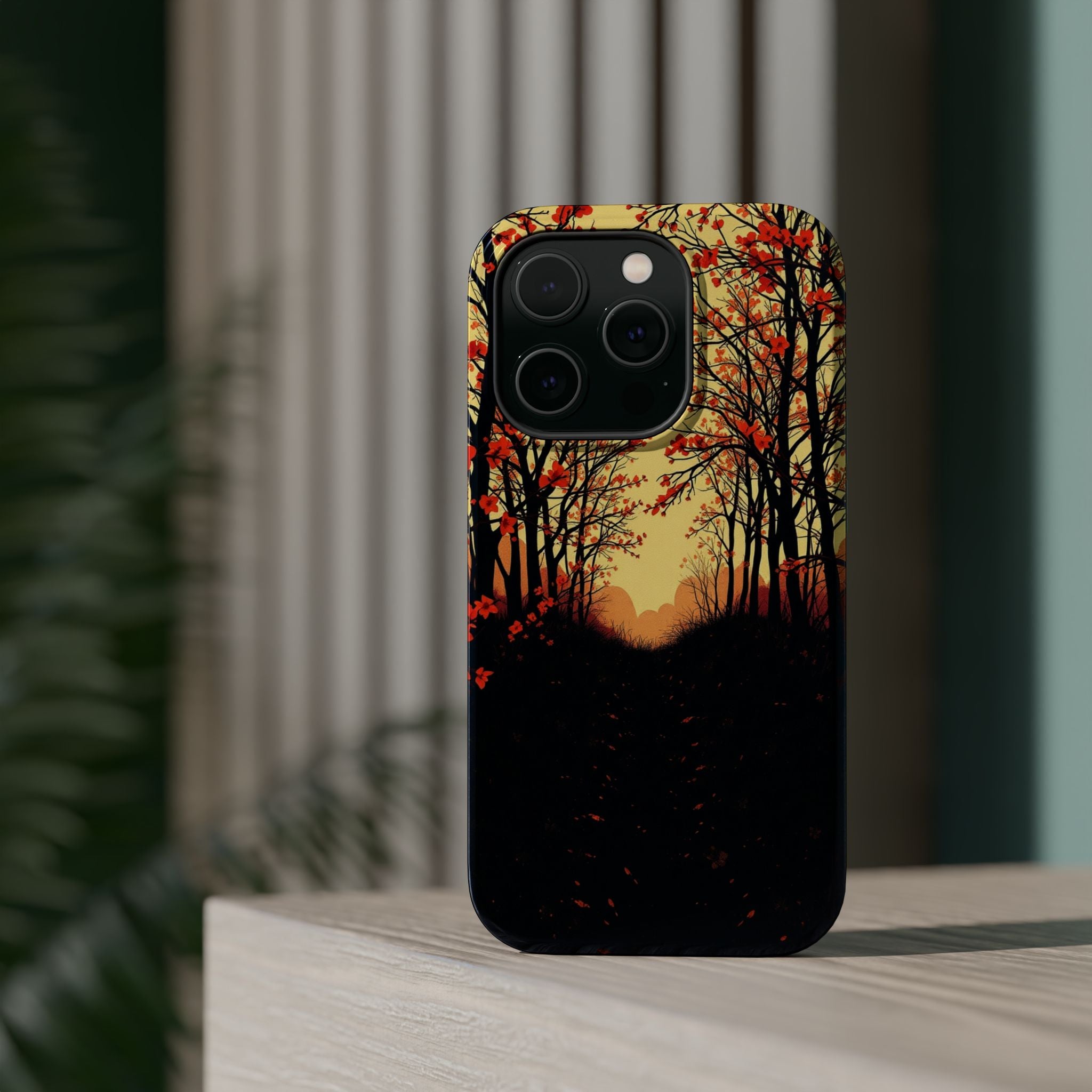 iPhone Dreamy Blossom Trail Design Bold Modern Everyday Snap Case · iPhone Case