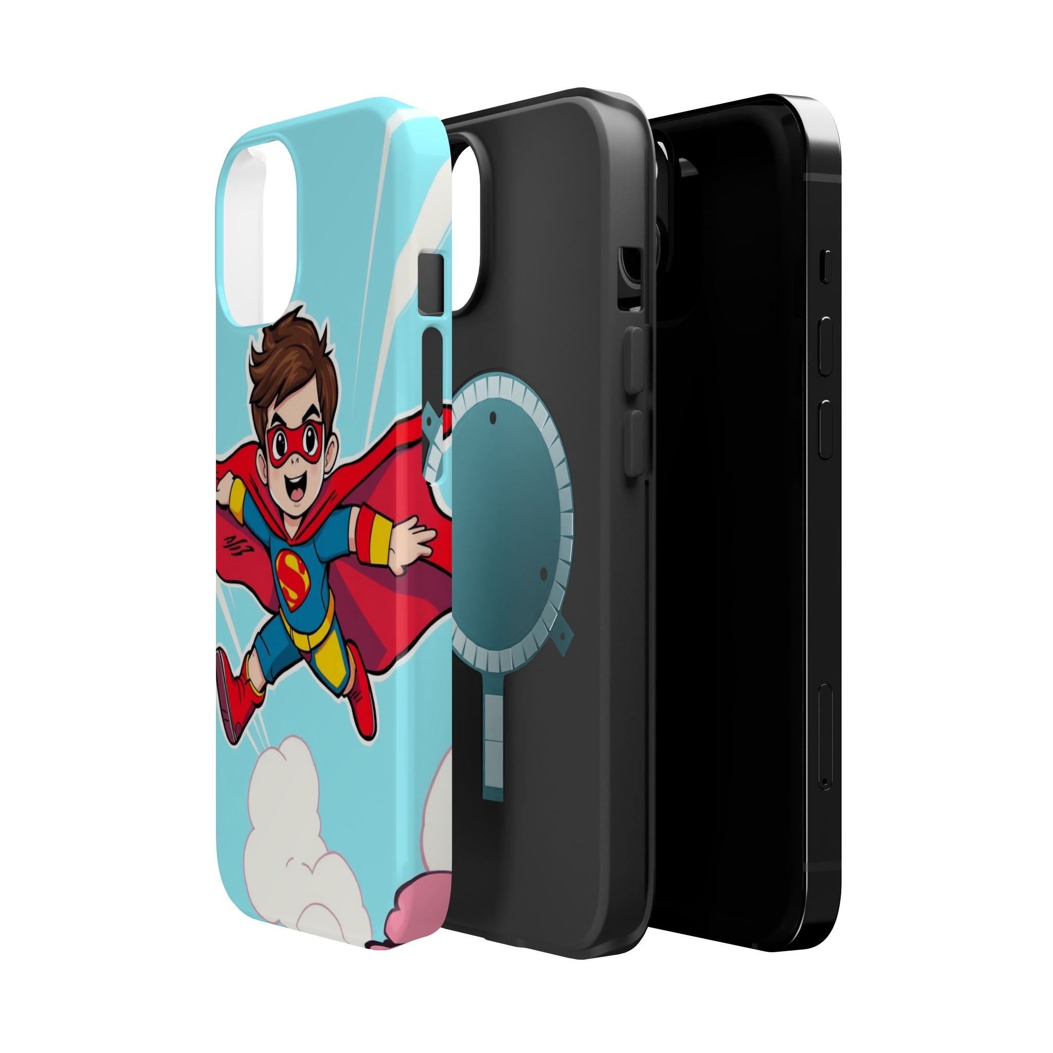 iPhone Kid Superhero Flying Kids Fun iPhone Phone Case Gift Slim · iPhone Case