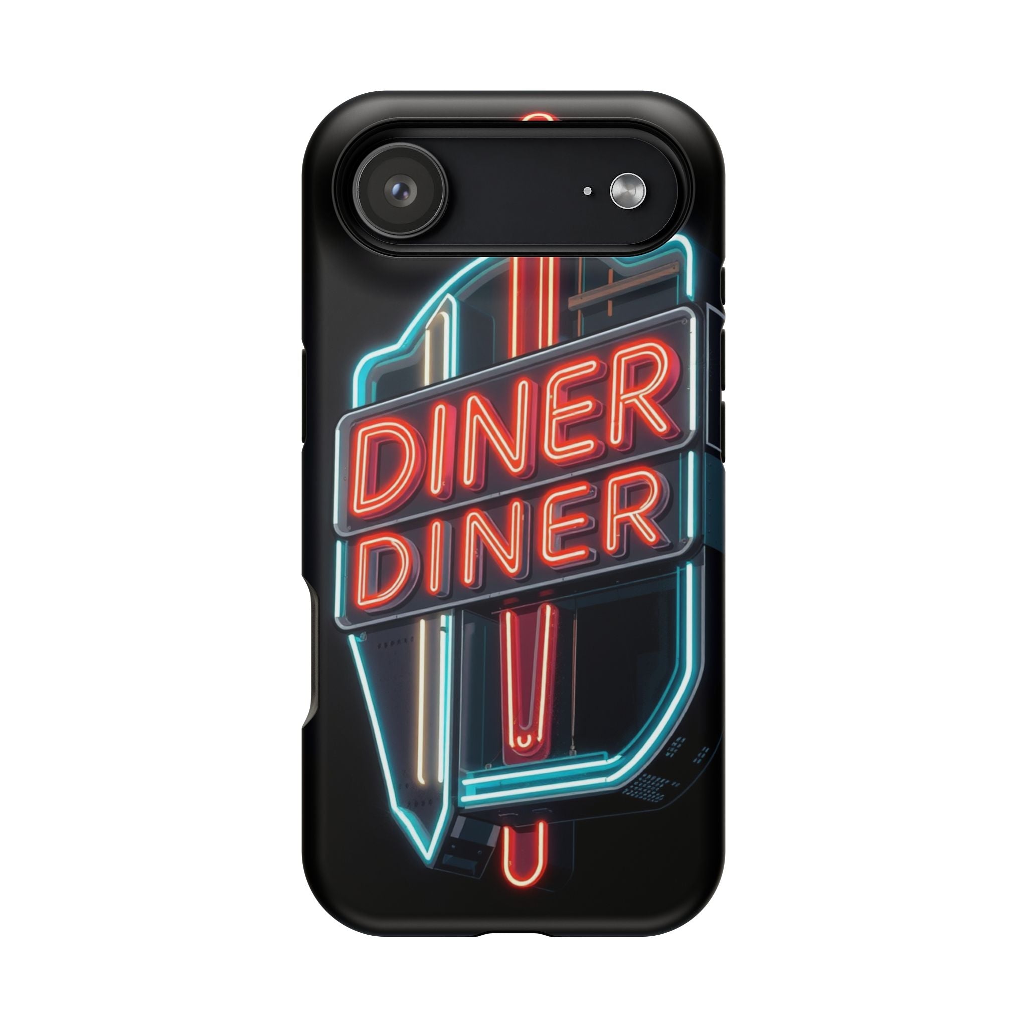 iPhone Neon Diner Sign Electric Art Slim Everyday Designer Case · iPhone Case