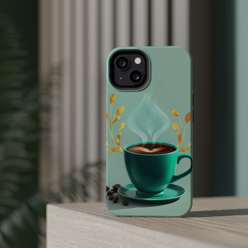 iPhone Radiant Emotional Support Coffee Design Soft Finish Everyday Case · iPhon