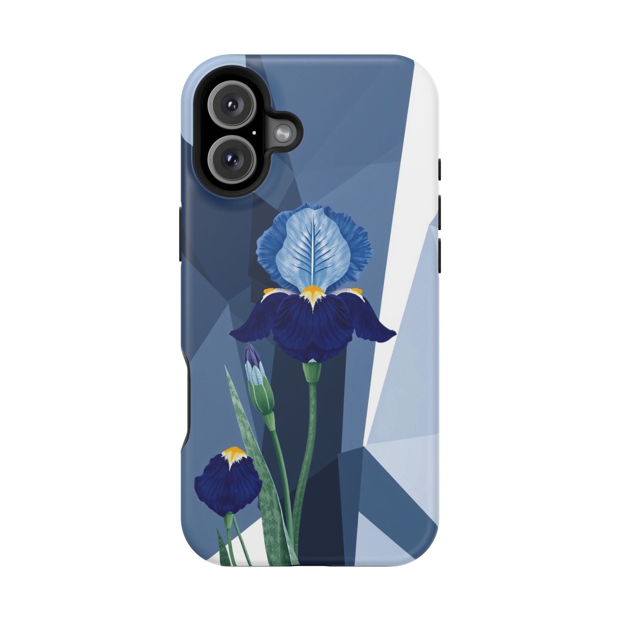 iPhone Earthy Iris Garden Design Bold Modern Everyday Snap Case · iPhone Case