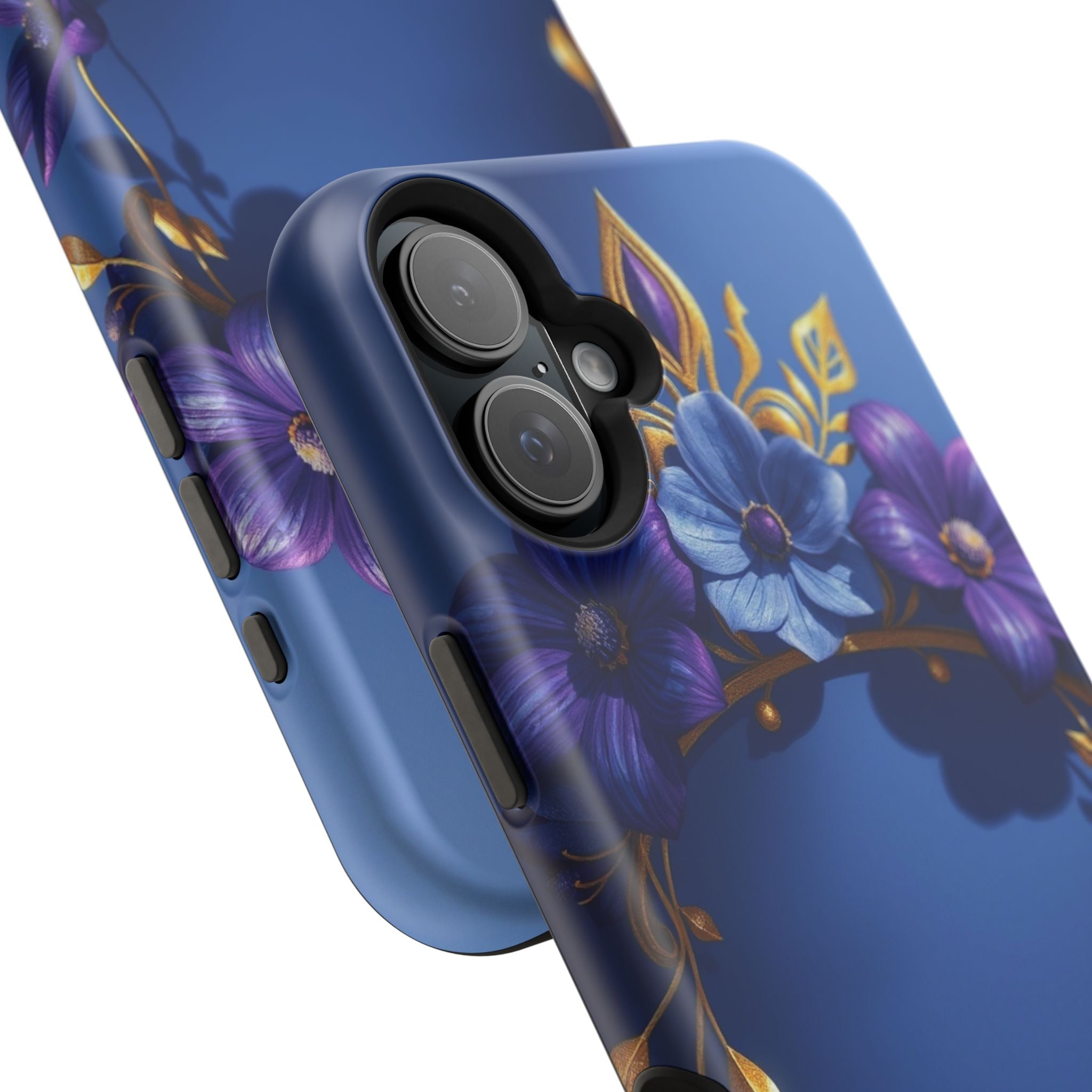 iPhone Vibrant Floral Crown Design 14 Slim Everyday Designer Case · iPhone Case