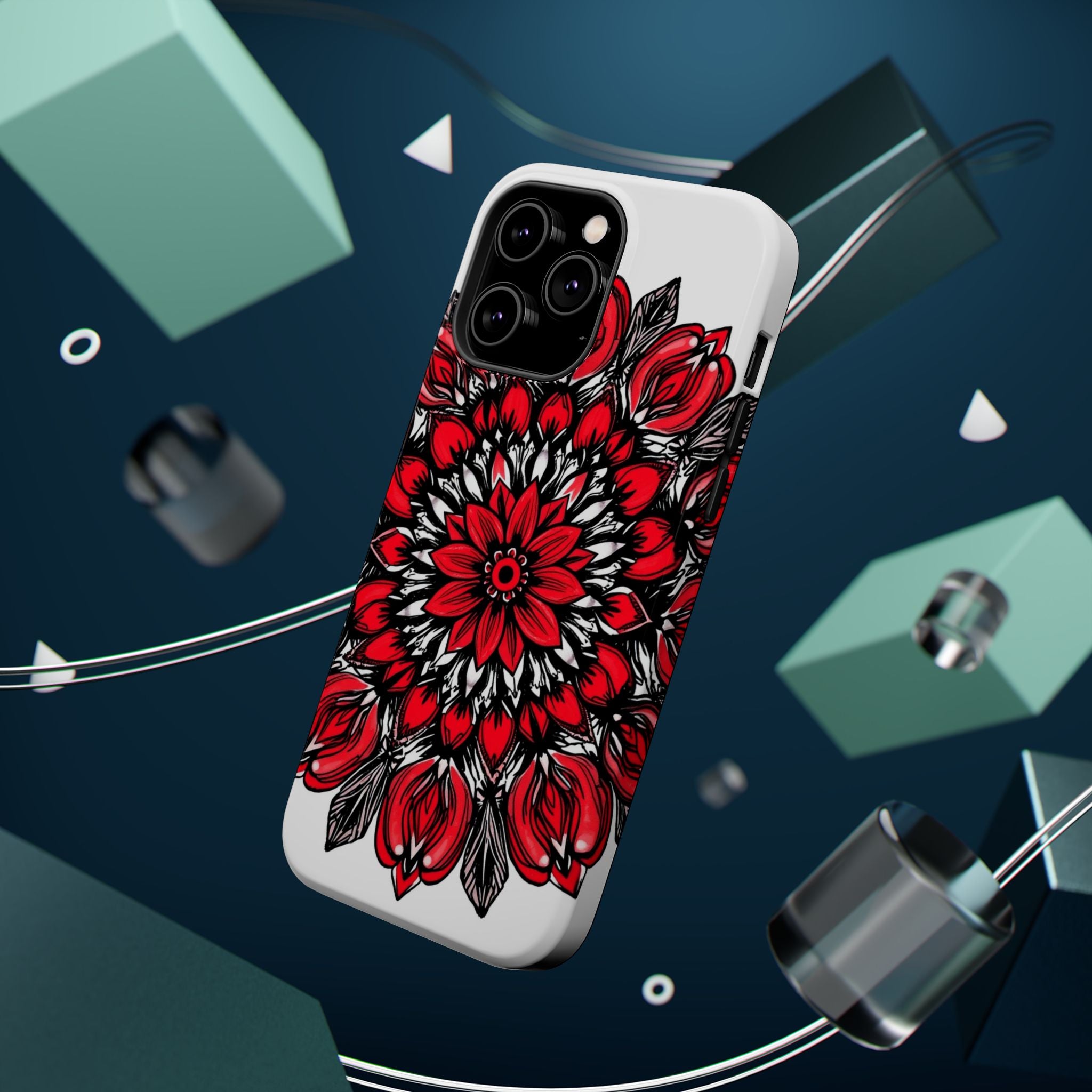iPhone Floral Mandala Hand-Drawn Sketch Slim Everyday iPhone Designer · iPhone C