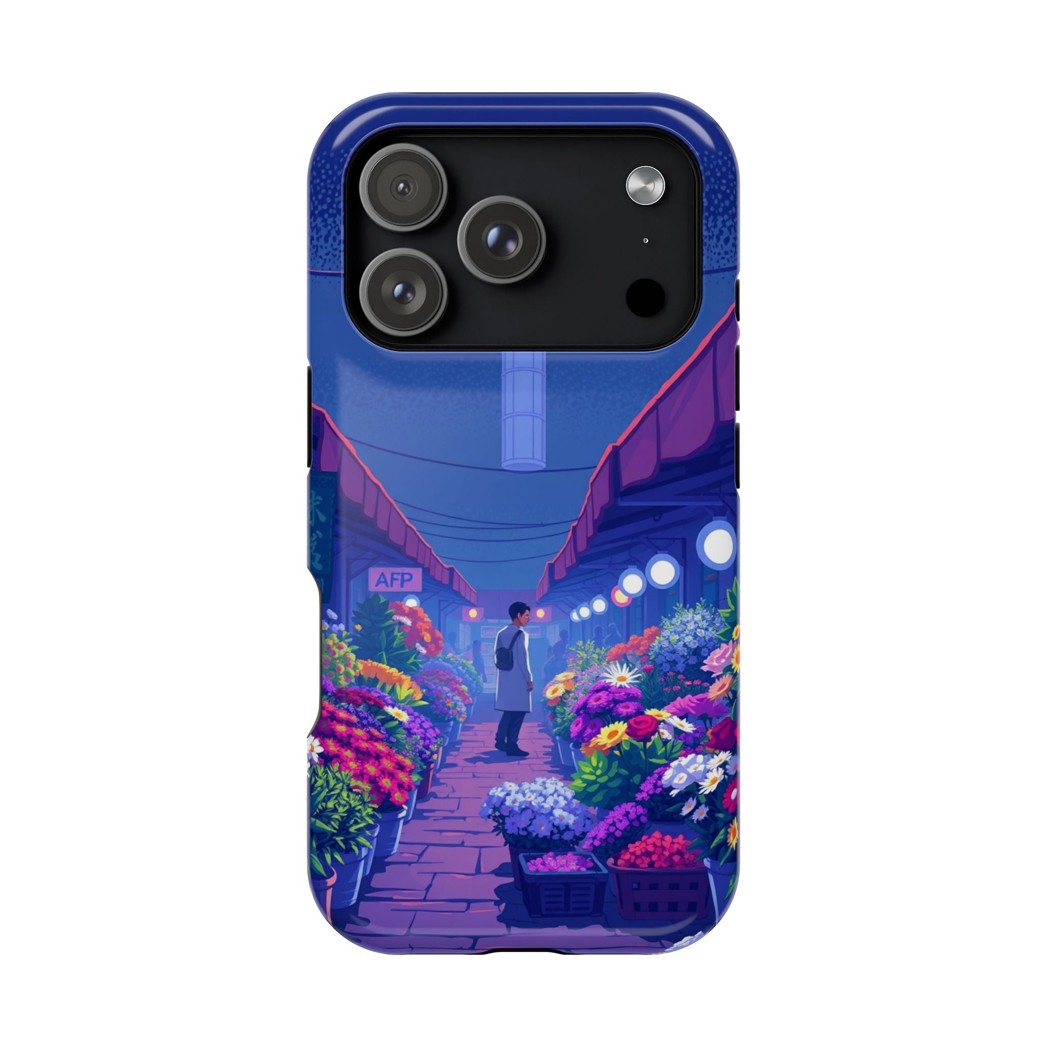 iPhone Flower Market Electric Art Bold Modern Everyday Snap Case · iPhone Case