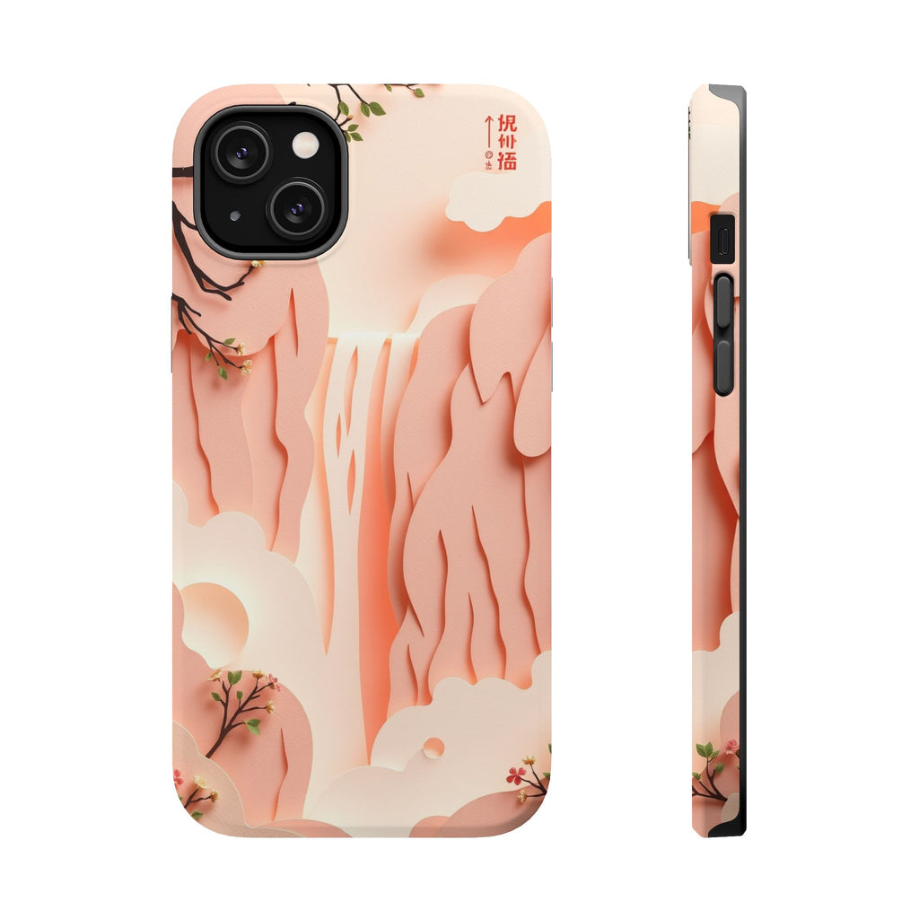 iPhone Waterfall Mist Electric Art Bold Modern Everyday Snap Case · iPhone Case