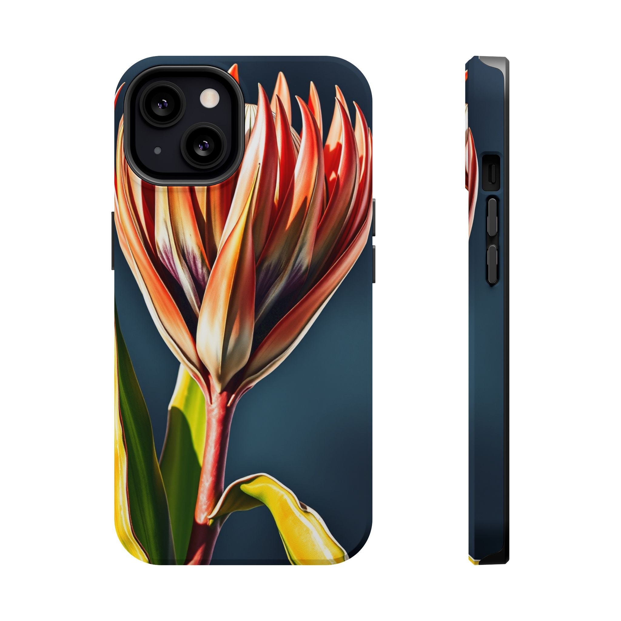 iPhone Protea Bold Vibrant Watercolor Slim Snap Case Ga · iPhone Case
