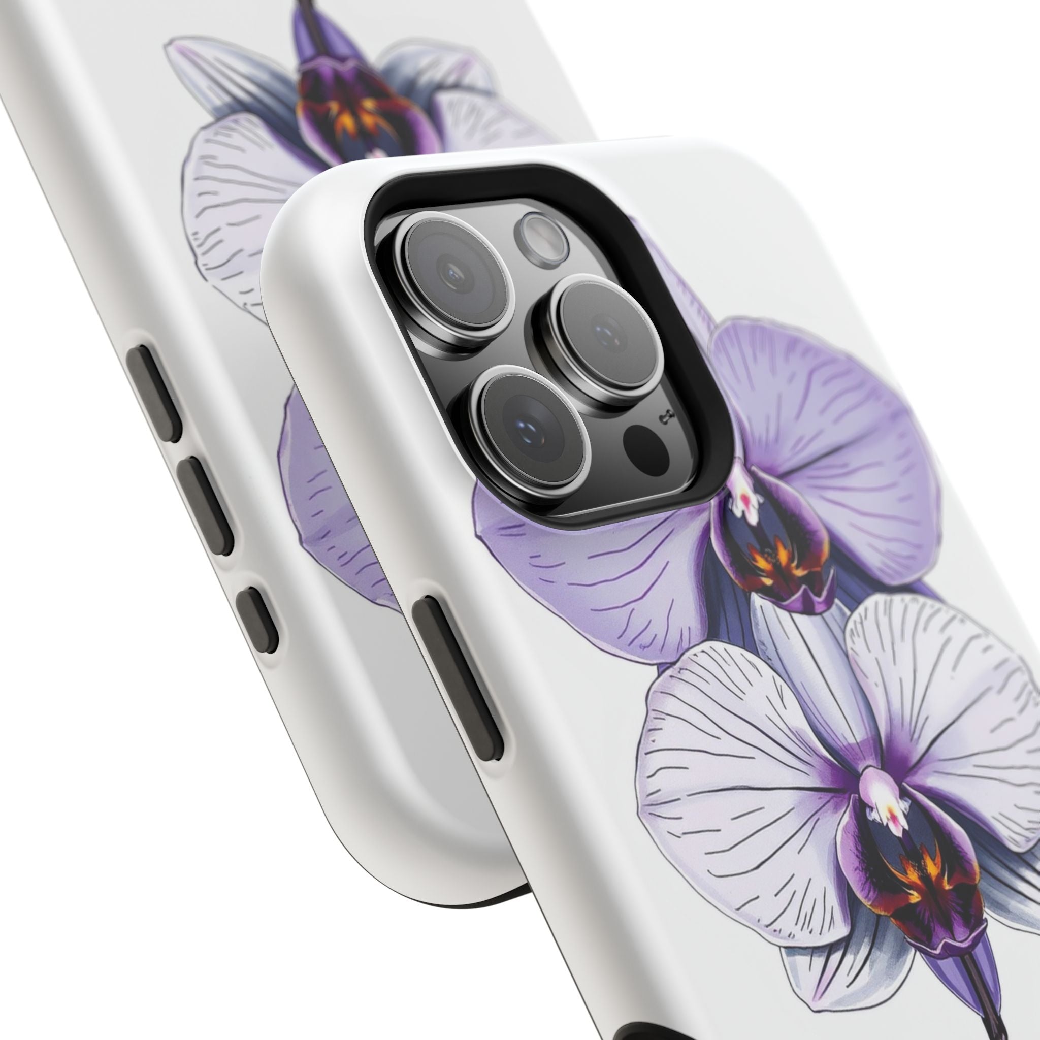 iPhone Orchid Study Hand-Drawn Sketch Slim Everyday Designer Case · iPhone Case
