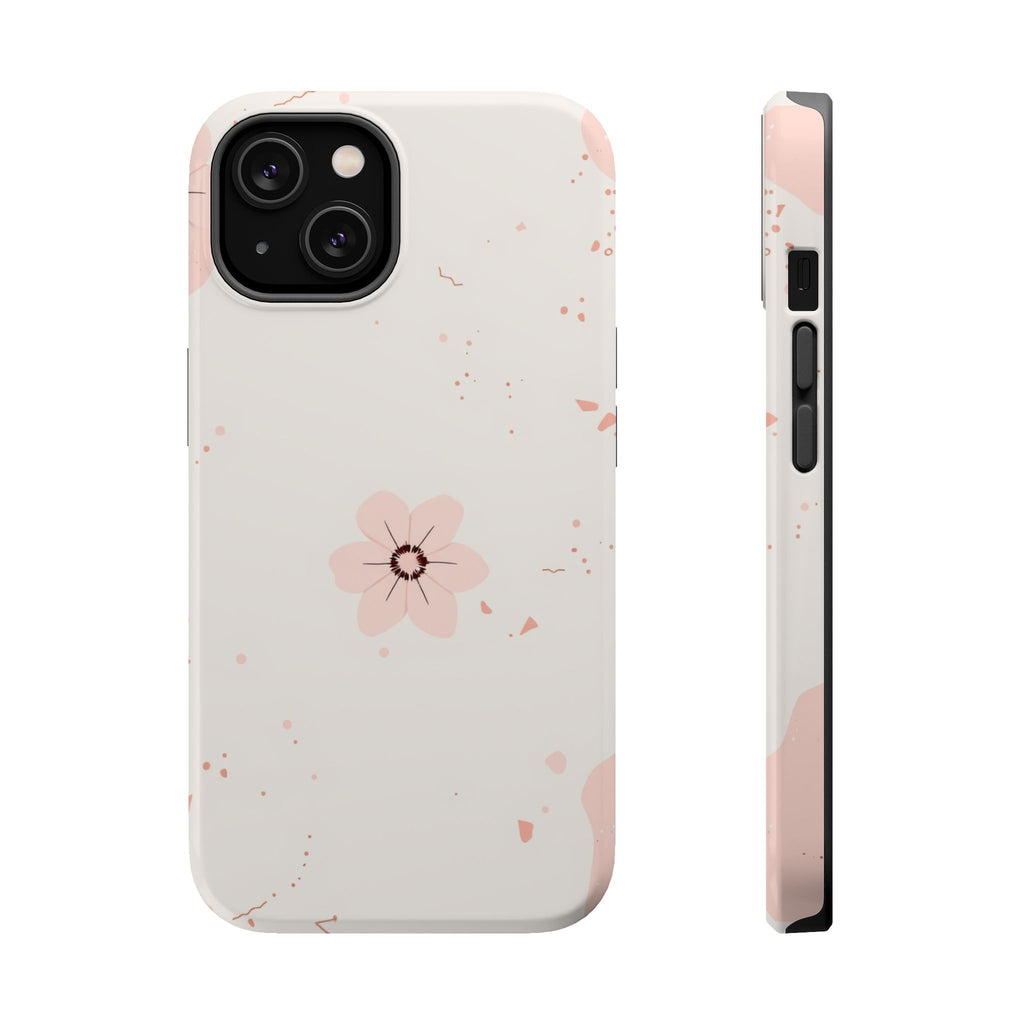iPhone Floral Terrazzo Minimalist Line Art Slim Everyday Designer · iPhone Case