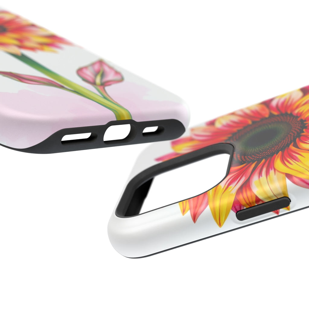iPhone Sunflower Pop Vibrant Watercolor Slim Snap Case · iPhone Case