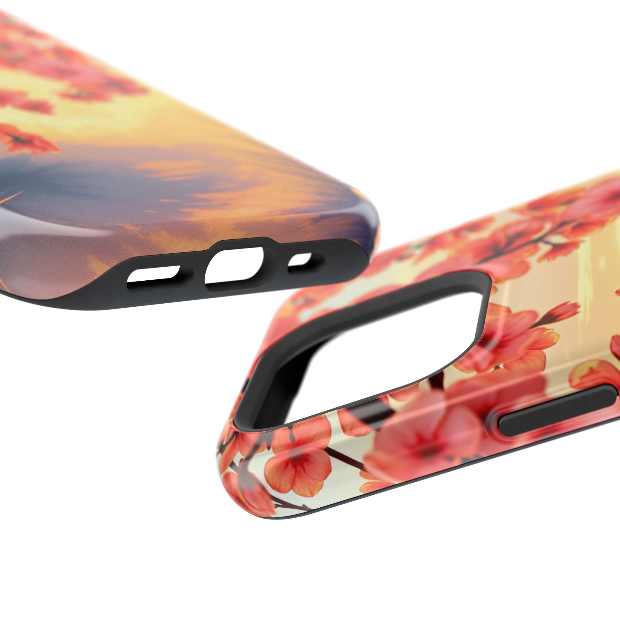iPhone Sunset Amber And Peach Blossom Trail Slim Snap Cas Carry Case · iPhone Ca