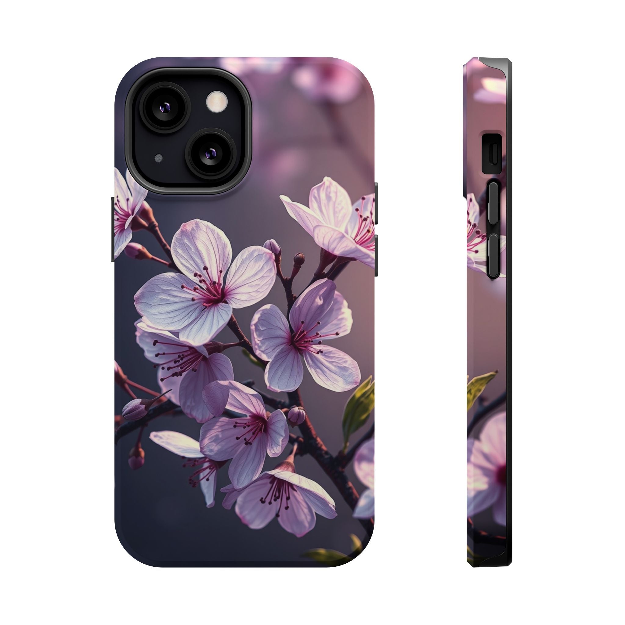 iPhone Cherry Blossom Enchanted Art Artistic Everyday Cas Slim Snap Case · iPhon