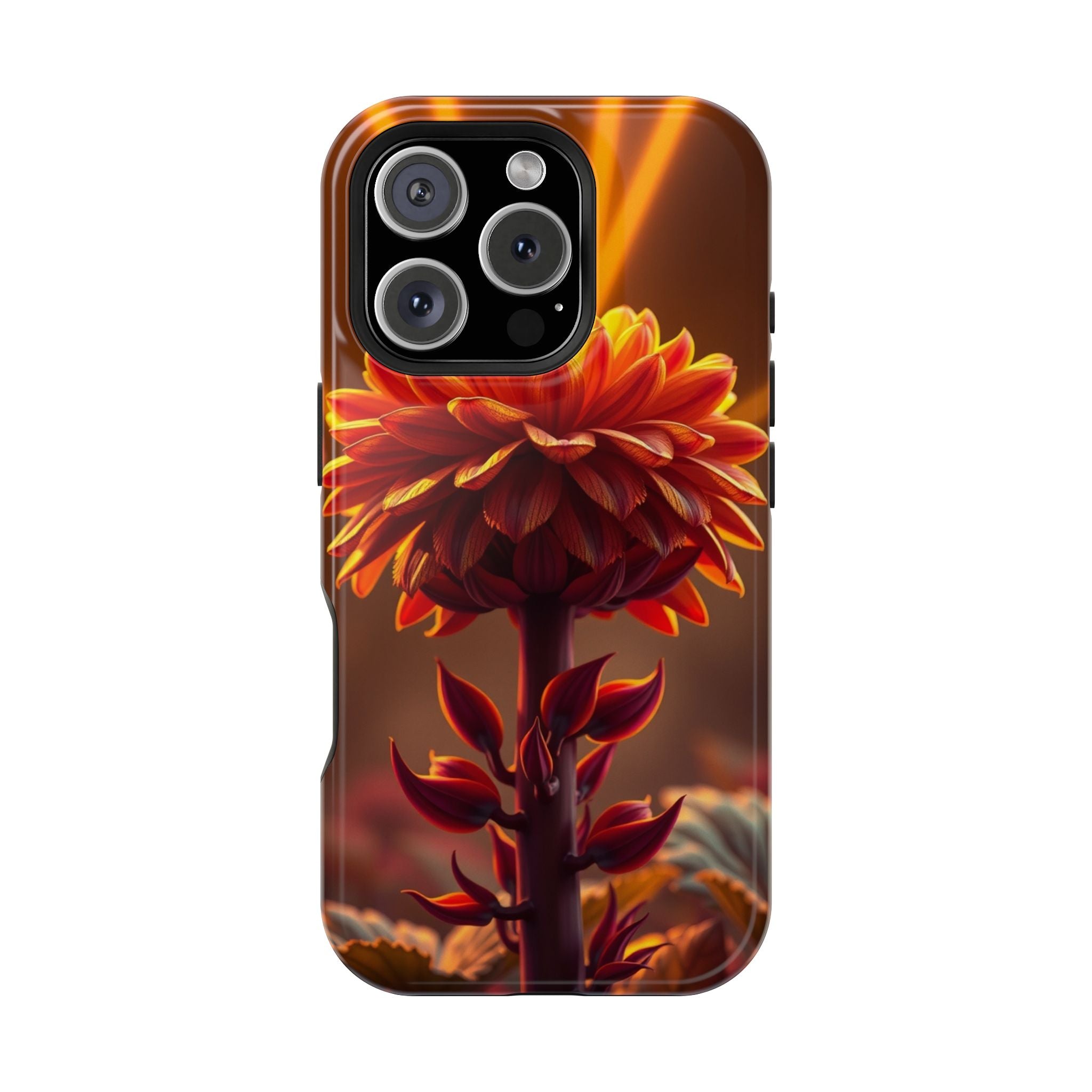 iPhone Mustard And Rust Ranunculus Stack Slim Everyday iPhone Designer · iPhone