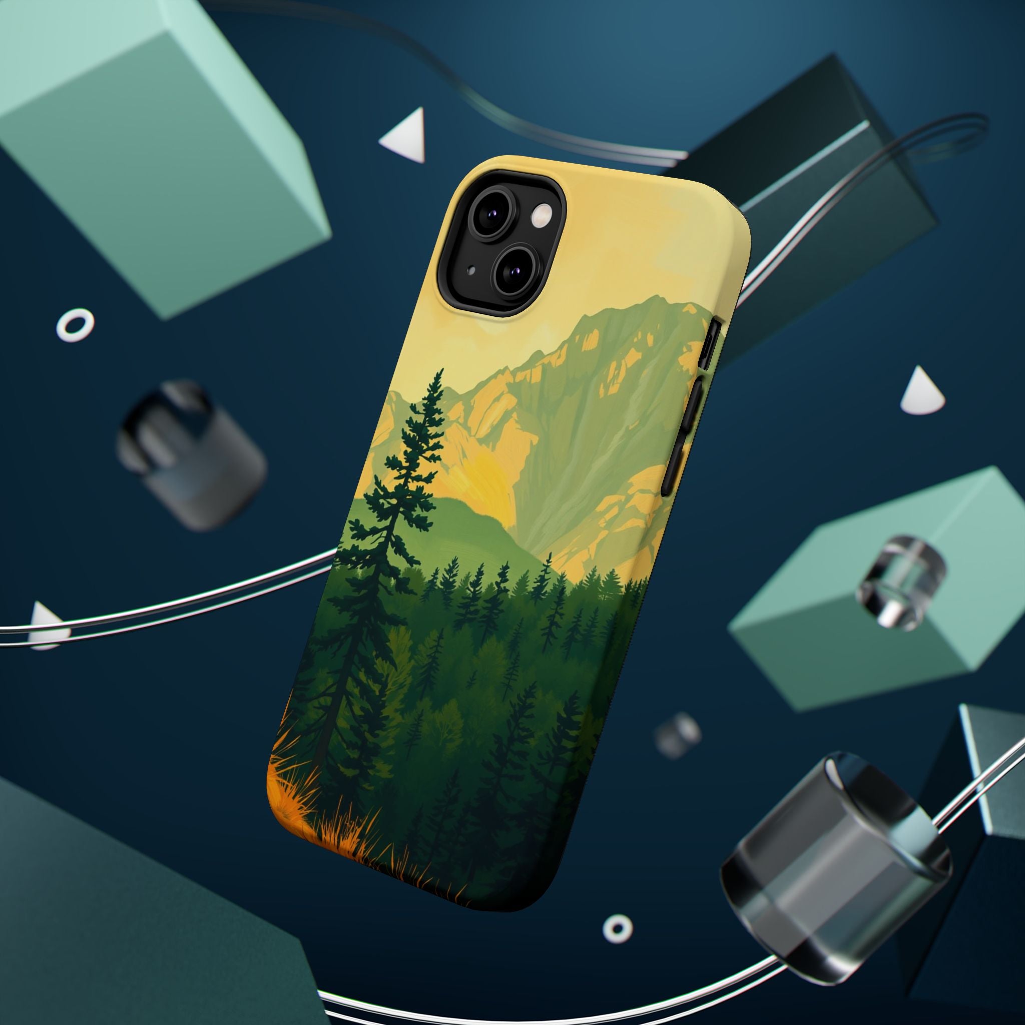 iPhone Pine Ridge Oil Painting Impressionist Slim iPhone Everyday · iPhone Case