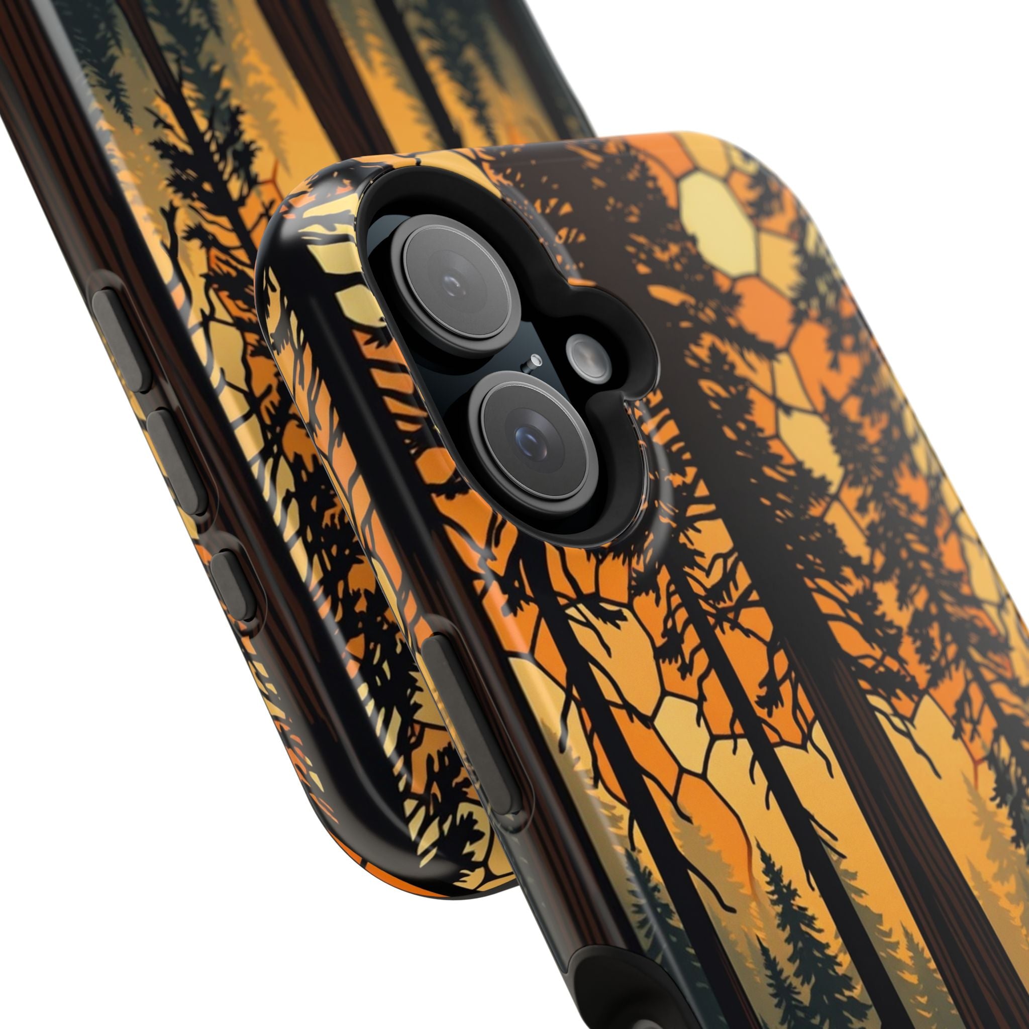 iPhone Burnt Orange And Sand Redwood Forest Soft iPhone 11 Finish · iPhone Case
