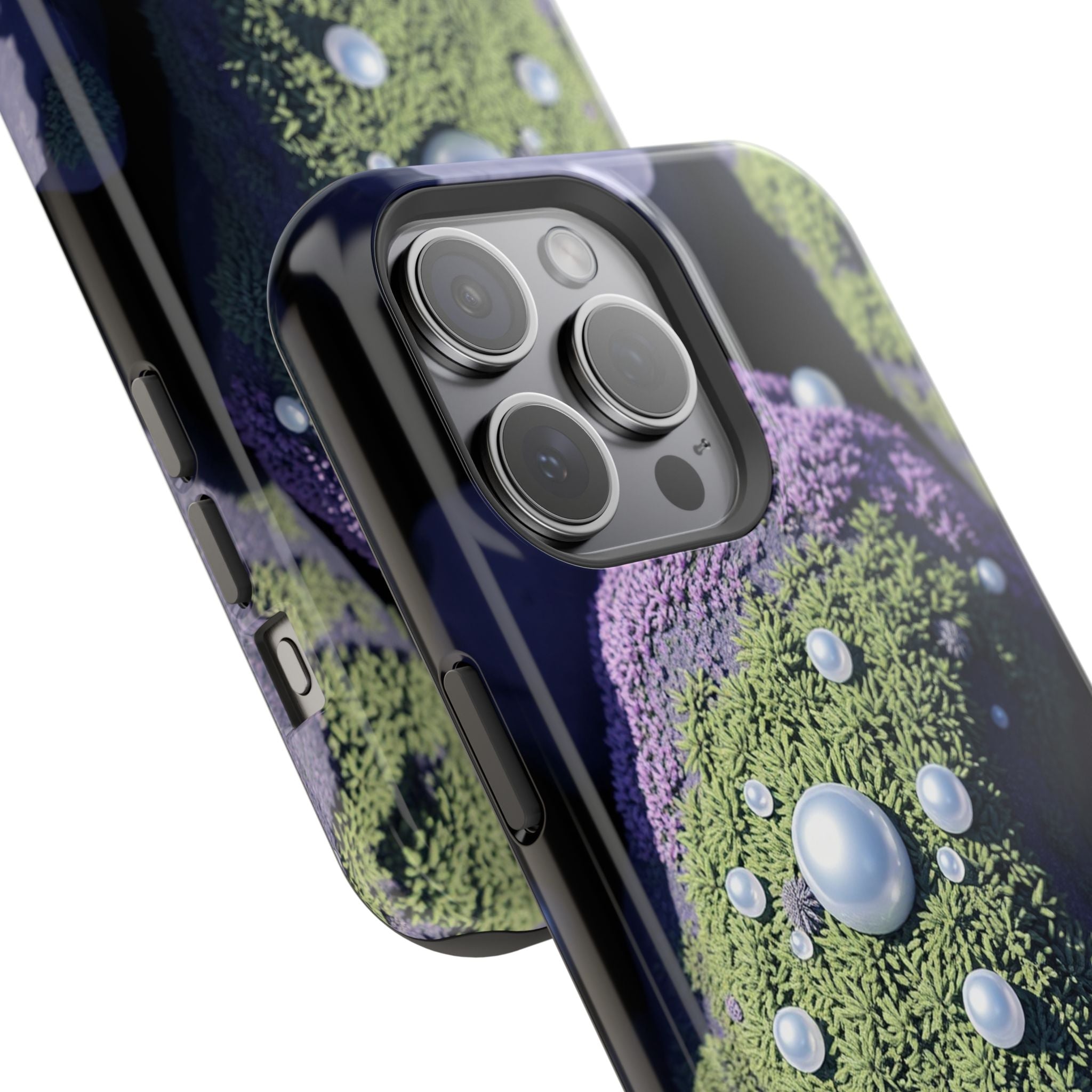 iPhone Moss Covered Rocks Electric Art Slim Everyday Designer Case · iPhone Case