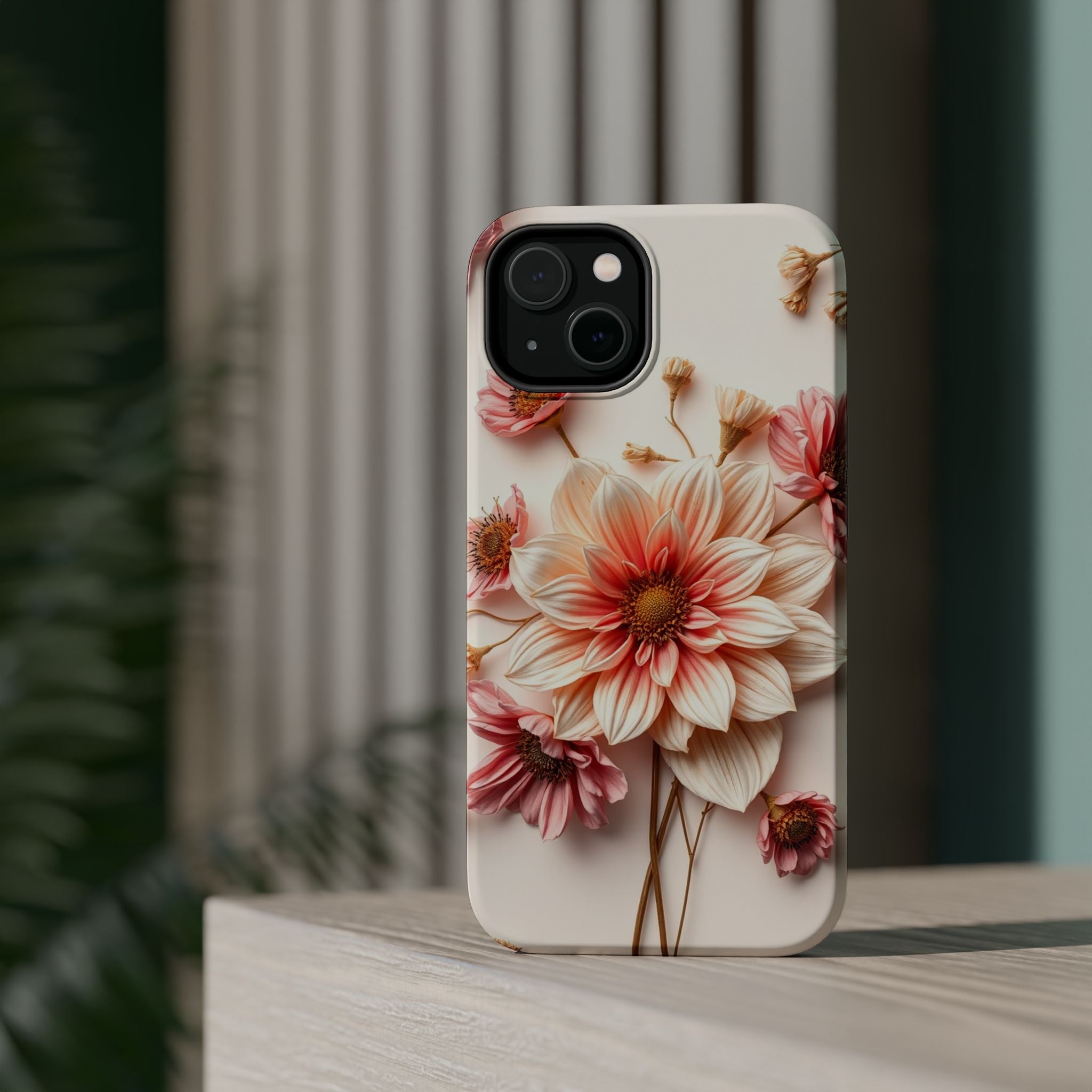 iPhone Dried Flower Flat Lay Enchanted Art Slim iPhone Everyday · iPhone Case