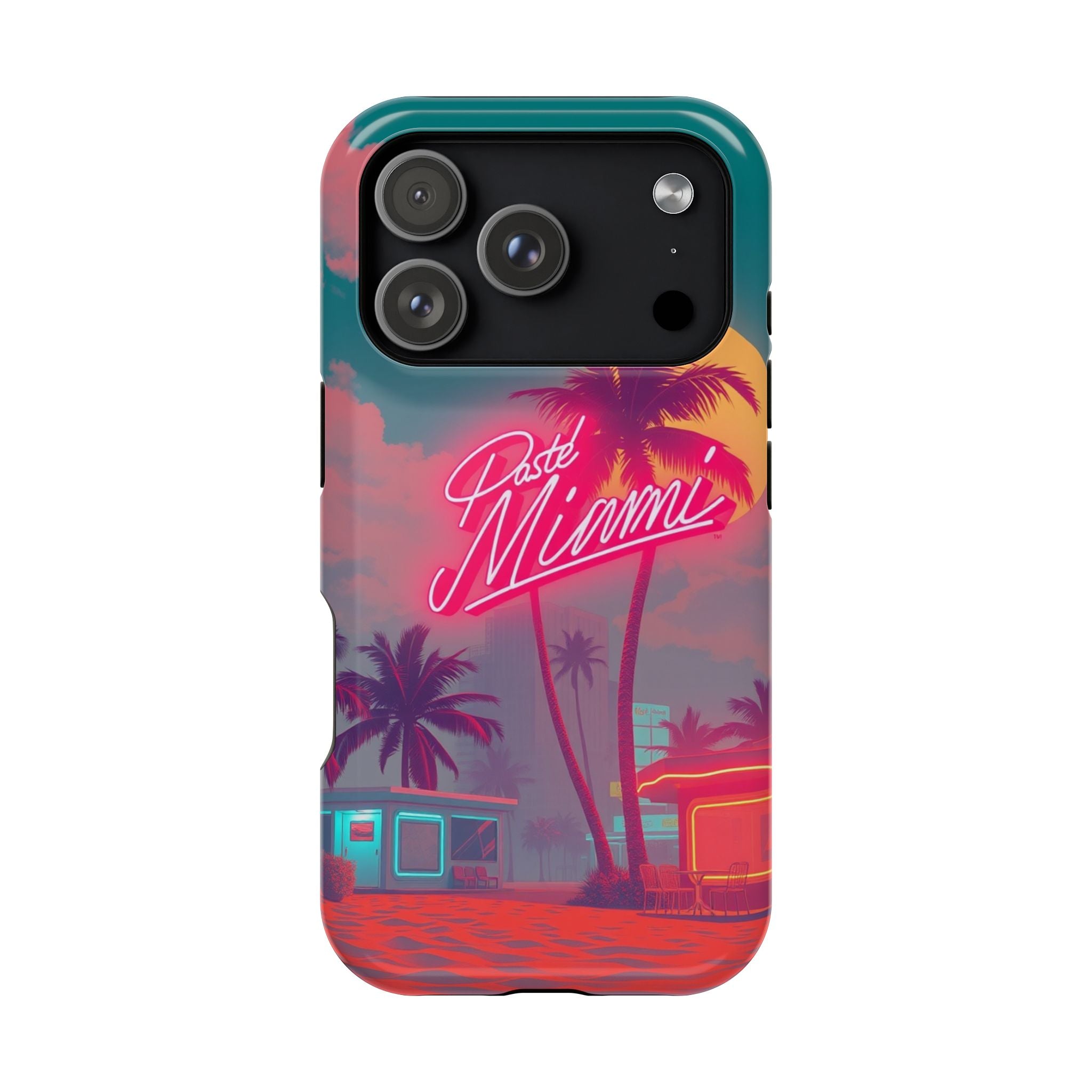 iPhone 1980s Pastel Miami Enchanted Art Slim Everyday Designer Case · iPhone Cas