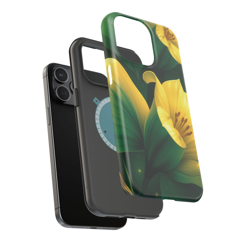 iPhone Night Bloomer Gold Foil Luxury Slim Everyday Designer Case · iPhone Case