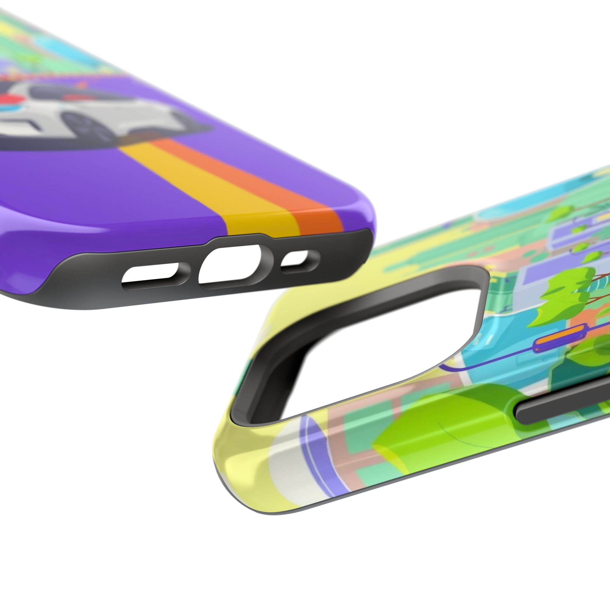 iPhone Electric Car Future Kids Fun Phone Case Gift Slim Snap Case · iPhone Case
