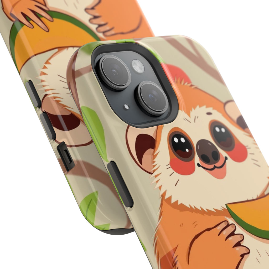 iPhone Slow Loris with Fruit Kids Fun iPhone Phone Case Gift Slim · iPhone Case