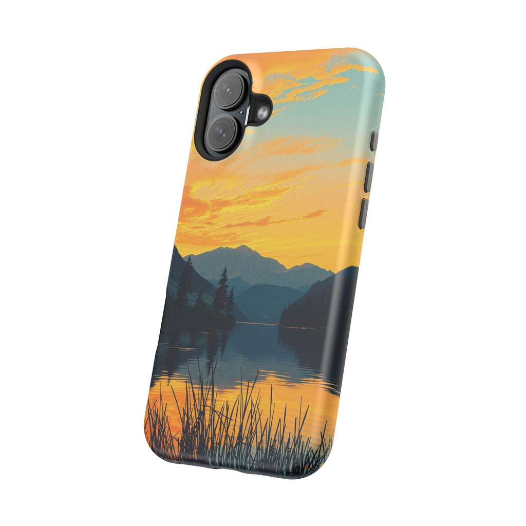 iPhone Lake at Twilight Oil Painting Impressionist iPhone Artistic · iPhone Case
