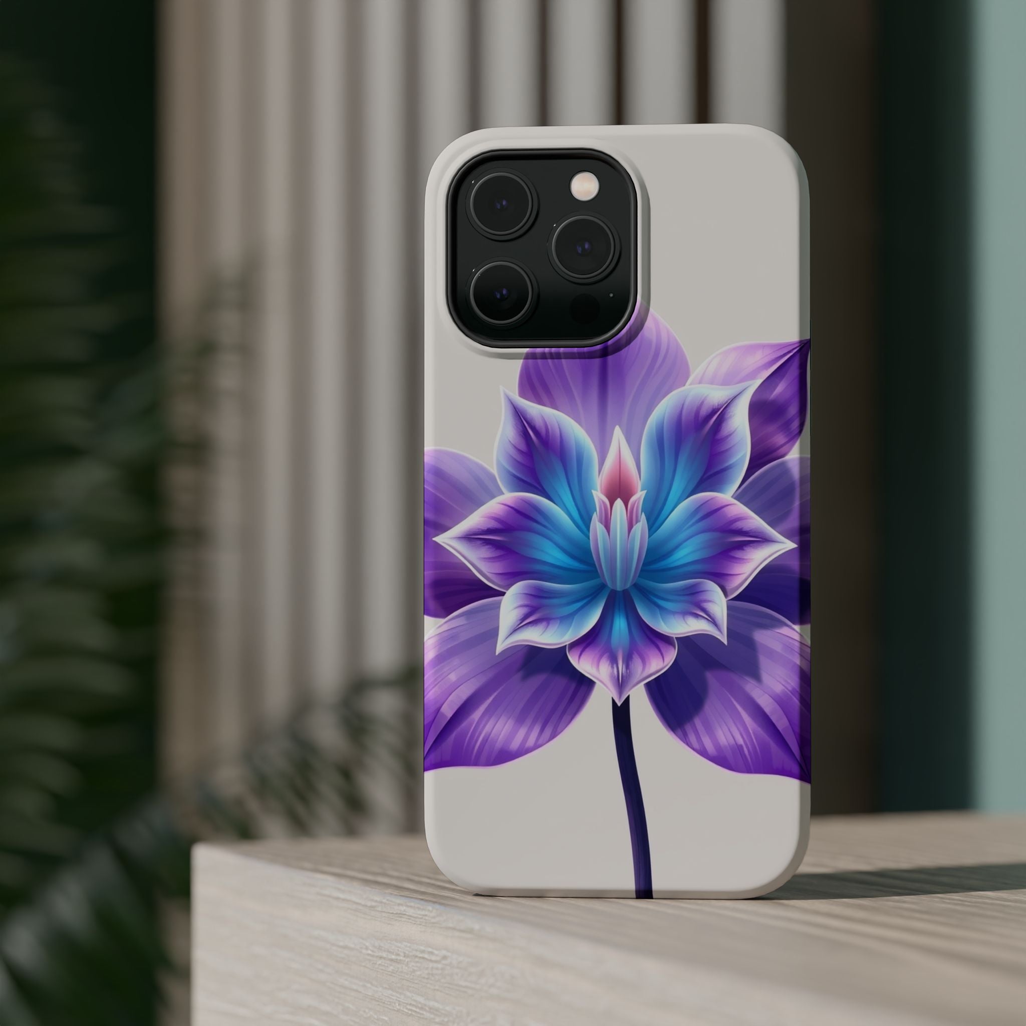 iPhone Dreamy Neon Floral Design 10 Slim Everyday Designer Case · iPhone Case