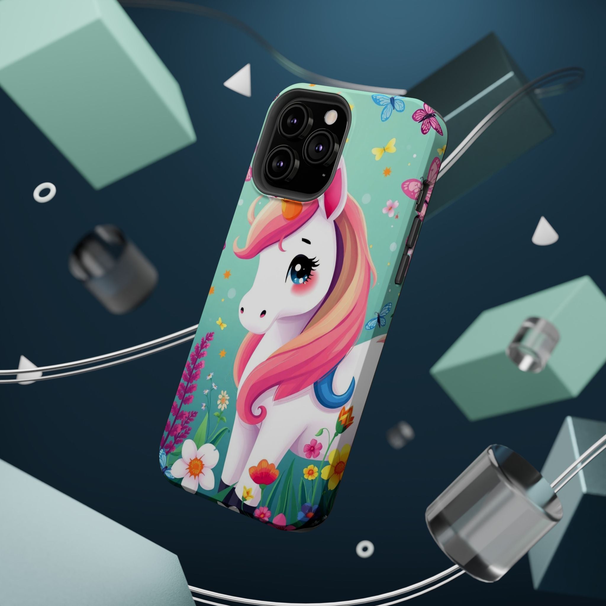 iPhone Dragonfly Unicorn Kids Fun iPhone Phone Case Gift Clean Minimal · iPhone