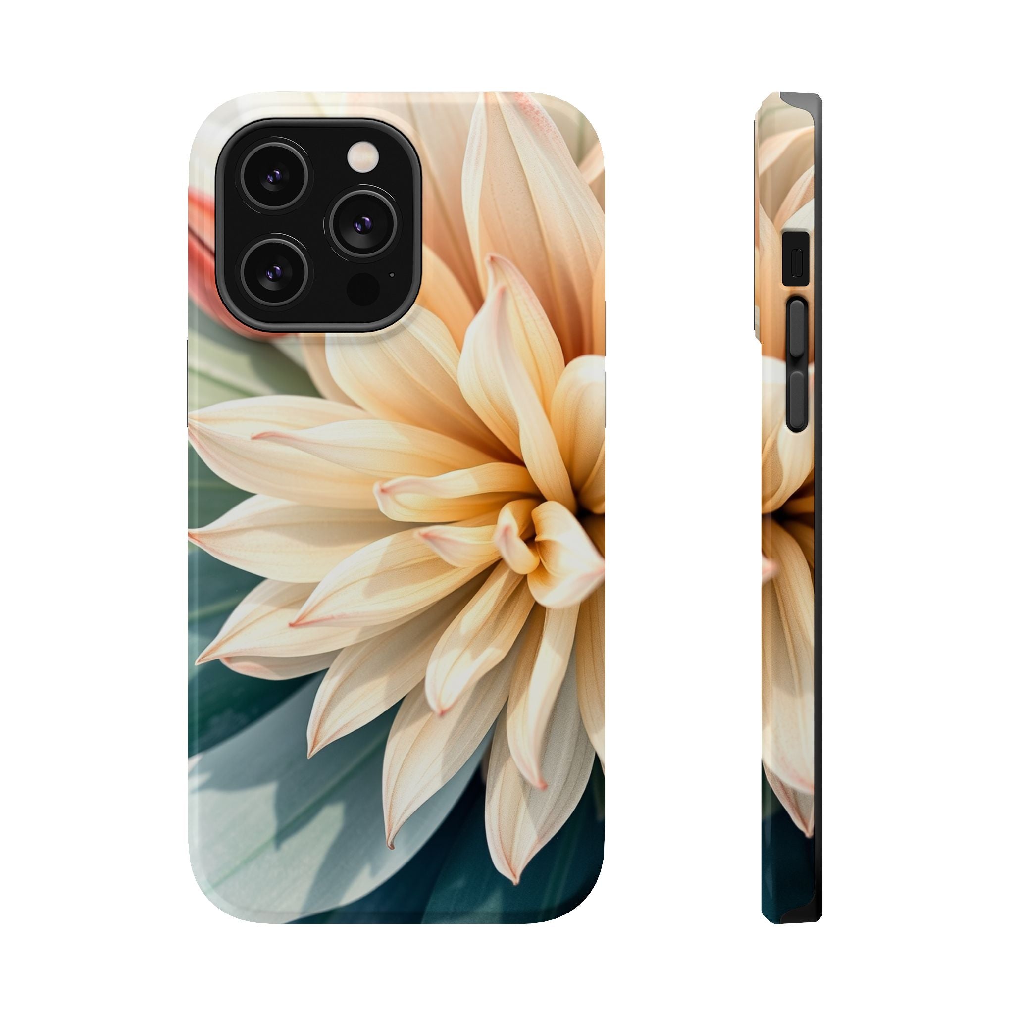 iPhone Neon Floral Radiant Design Clean Minimal Snap Case · iPhone Case