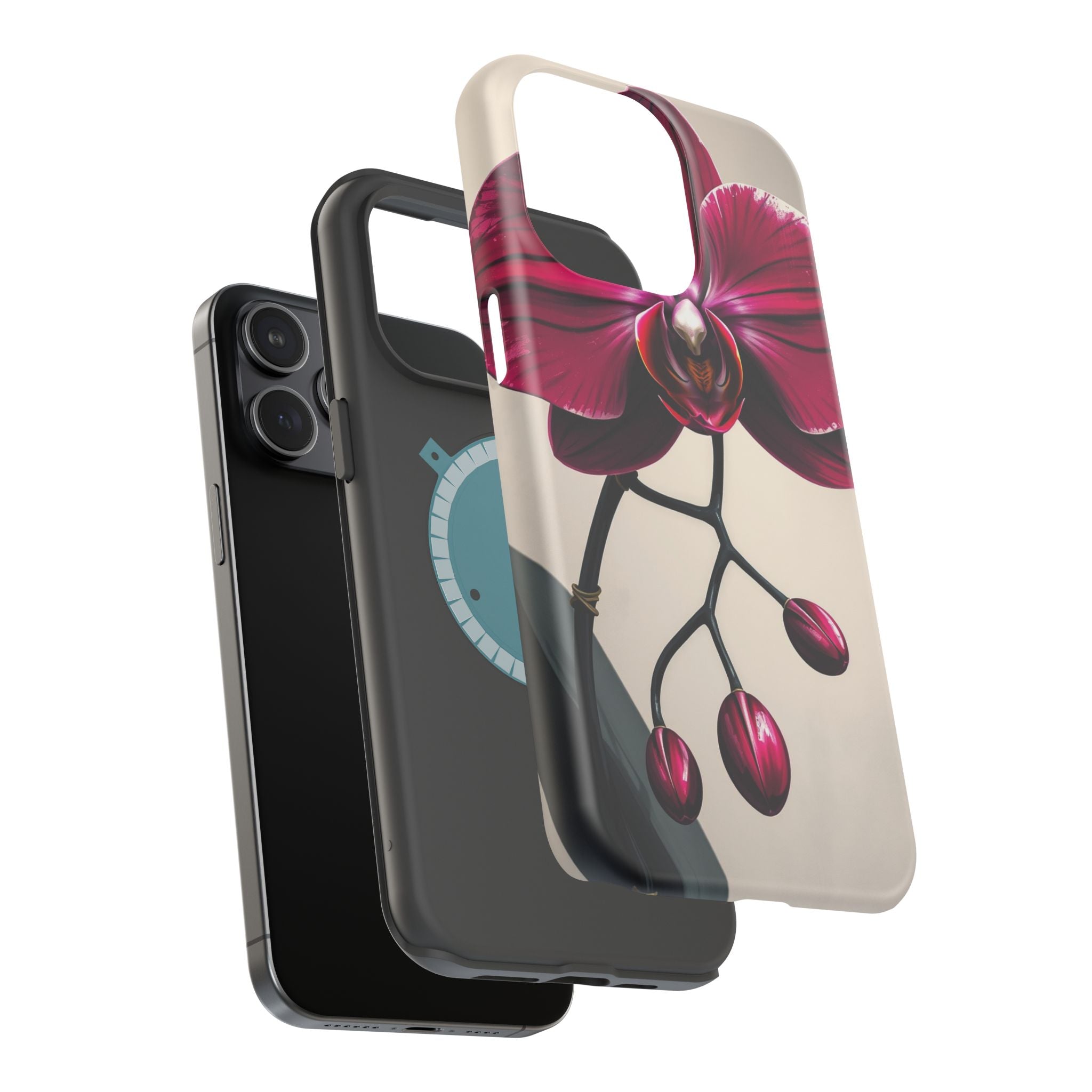 iPhone Orchid Study Enchanted Art Bold Modern Everyday Snap Case · iPhone Case