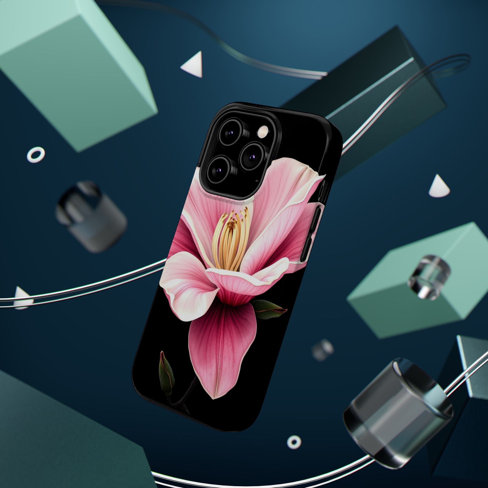 iPhone Magnolia Dream Dark Gothic Ink Slim Everyday Designer Case · iPhone Case
