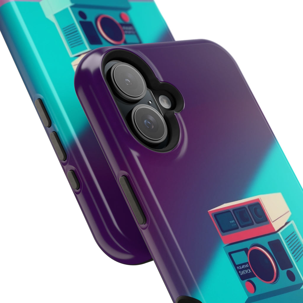 iPhone Polaroid Stack Memory Pop Art Bold Slim Everyday Designer Case · iPhone C
