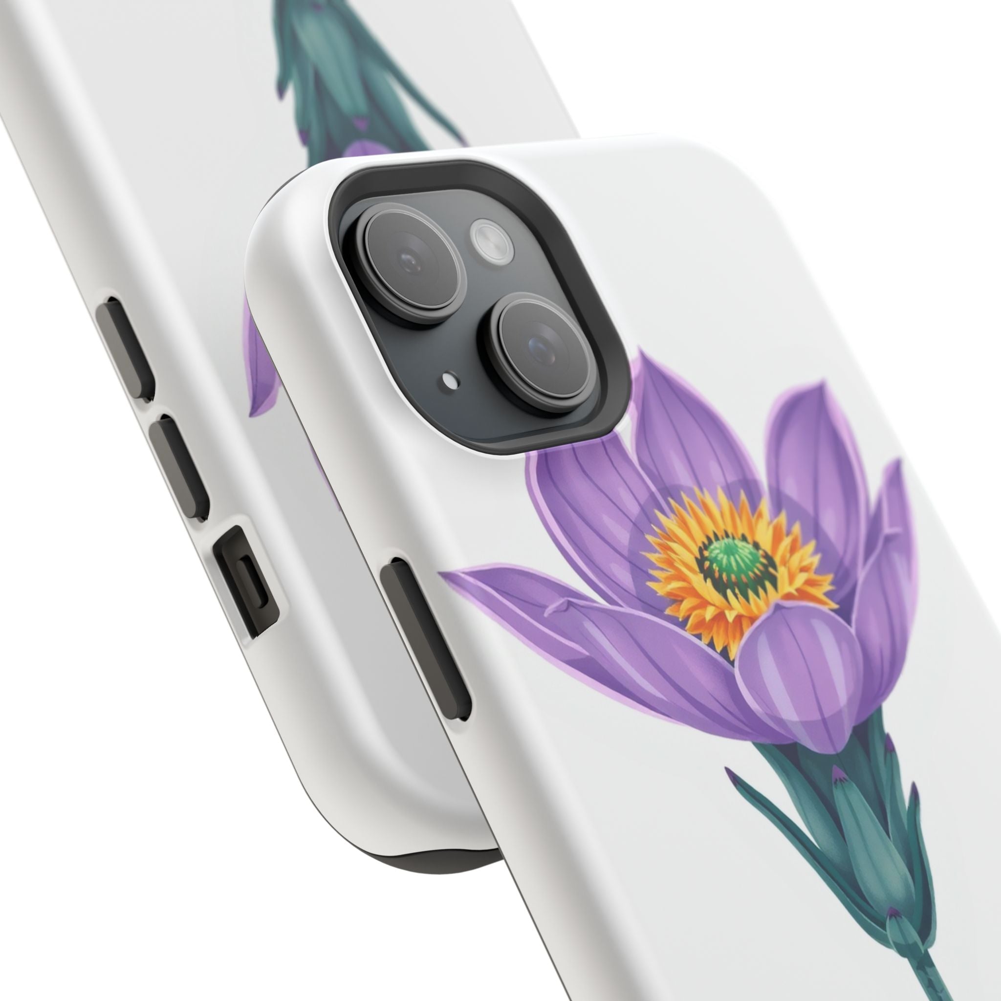 iPhone Indigo And Violet Desert Flower Slim Everyday Designer Case · iPhone Case