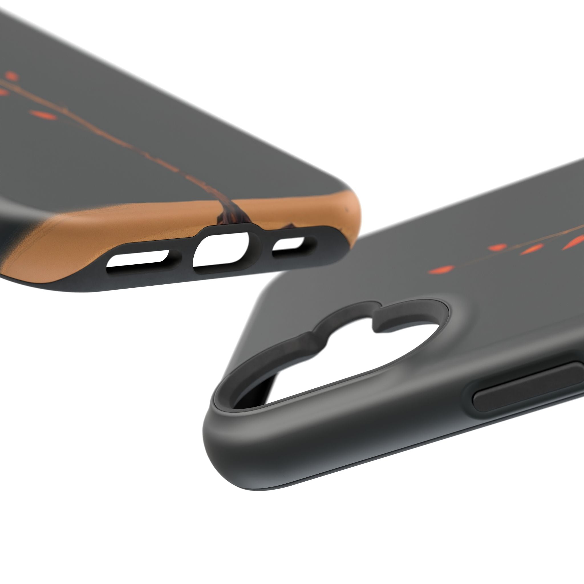 iPhone Burnt Orange And Sand Minimalist Stem Slim iPhone Everyday · iPhone Case