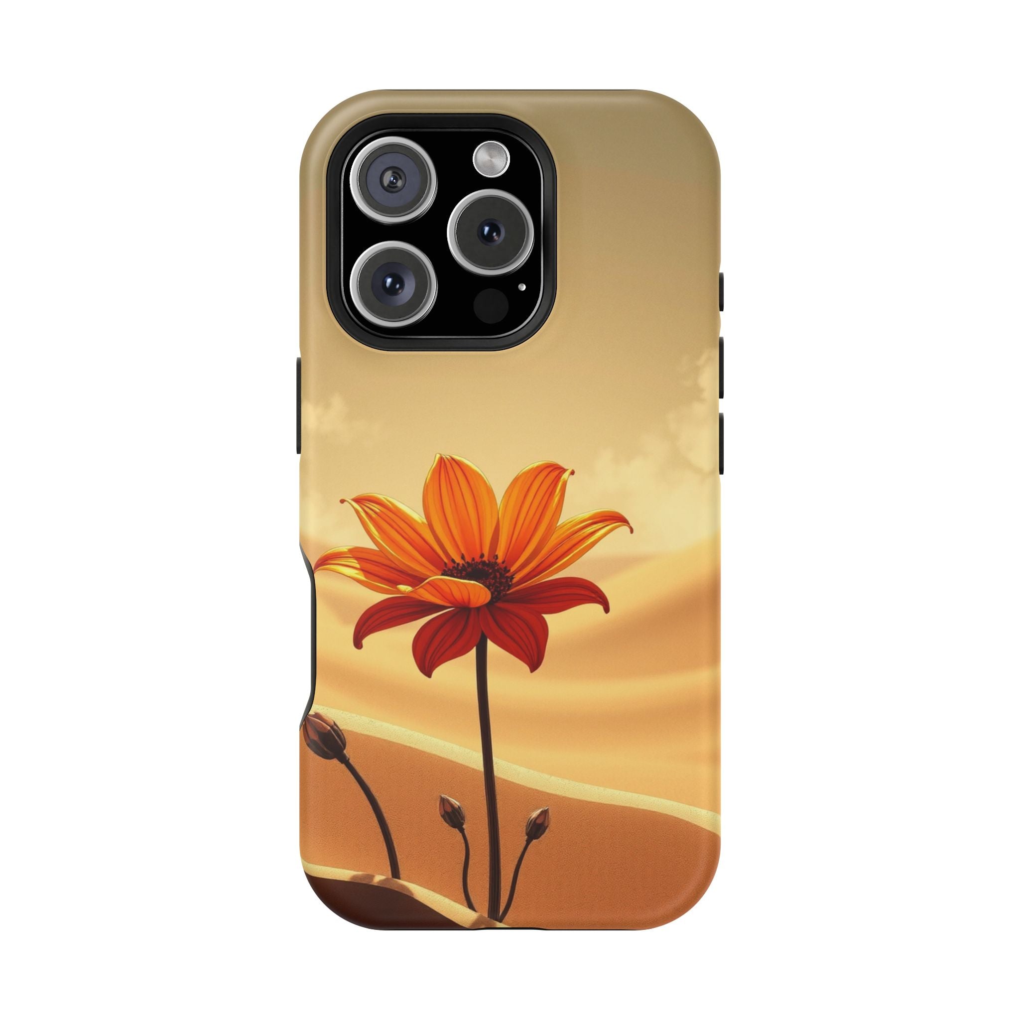 iPhone Neon Floral Dark Gothic Ink Bold Modern Everyday Snap Case · iPhone Case