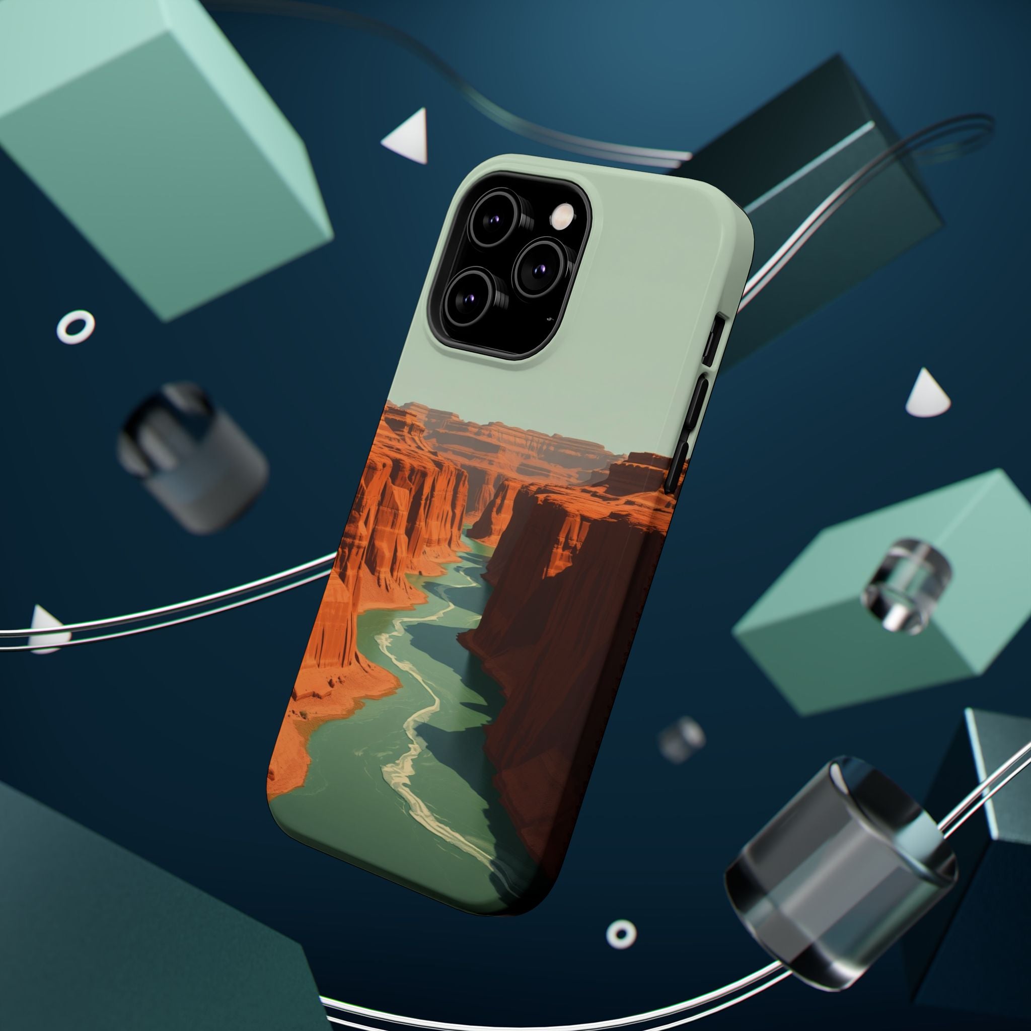 iPhone Burnt Orange And Sand River Canyon Slim iPhone Everyday Designer · iPhone