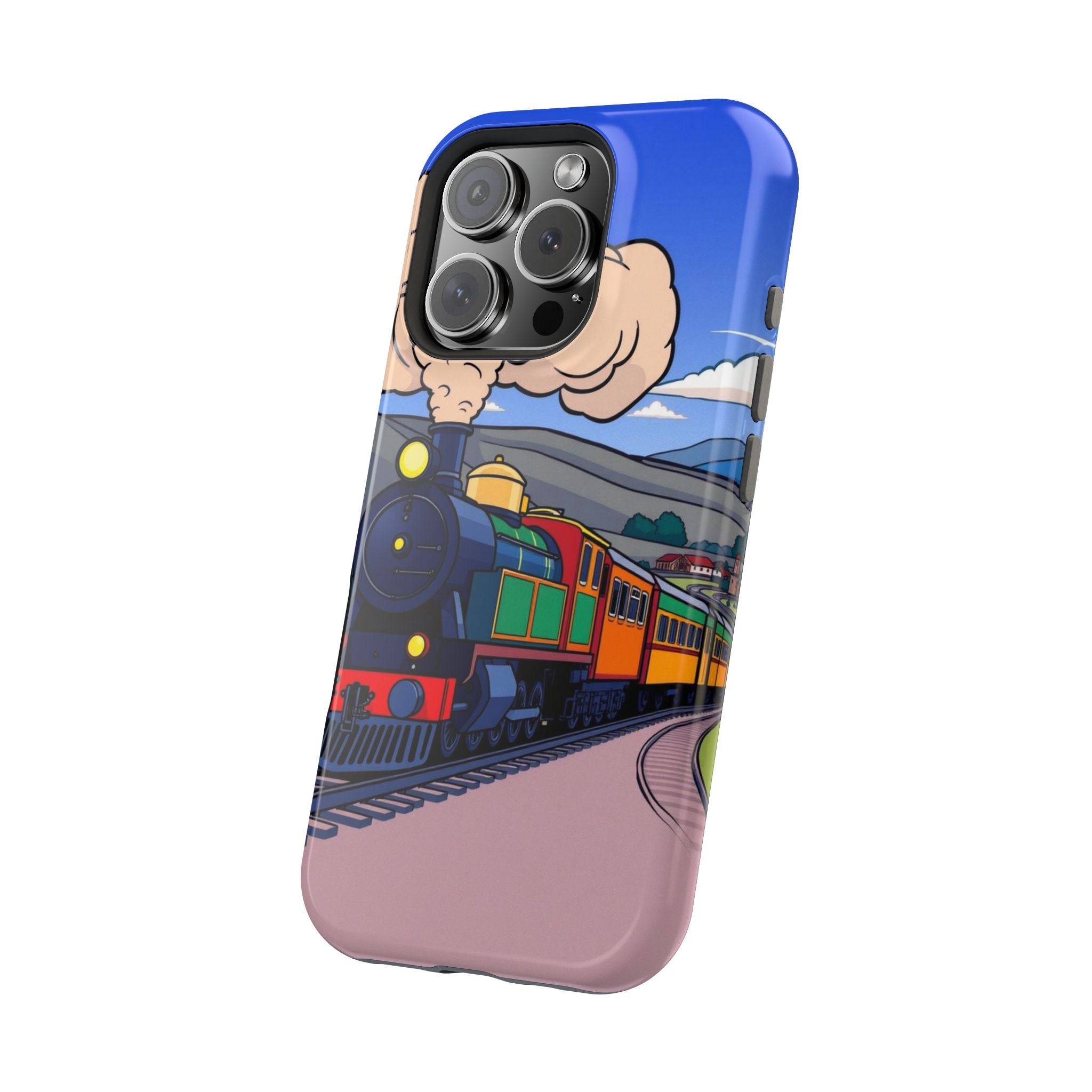 iPhone Steam Locomotive Puff Kids Fun iPhone Phone Case Gift Slim · iPhone Case