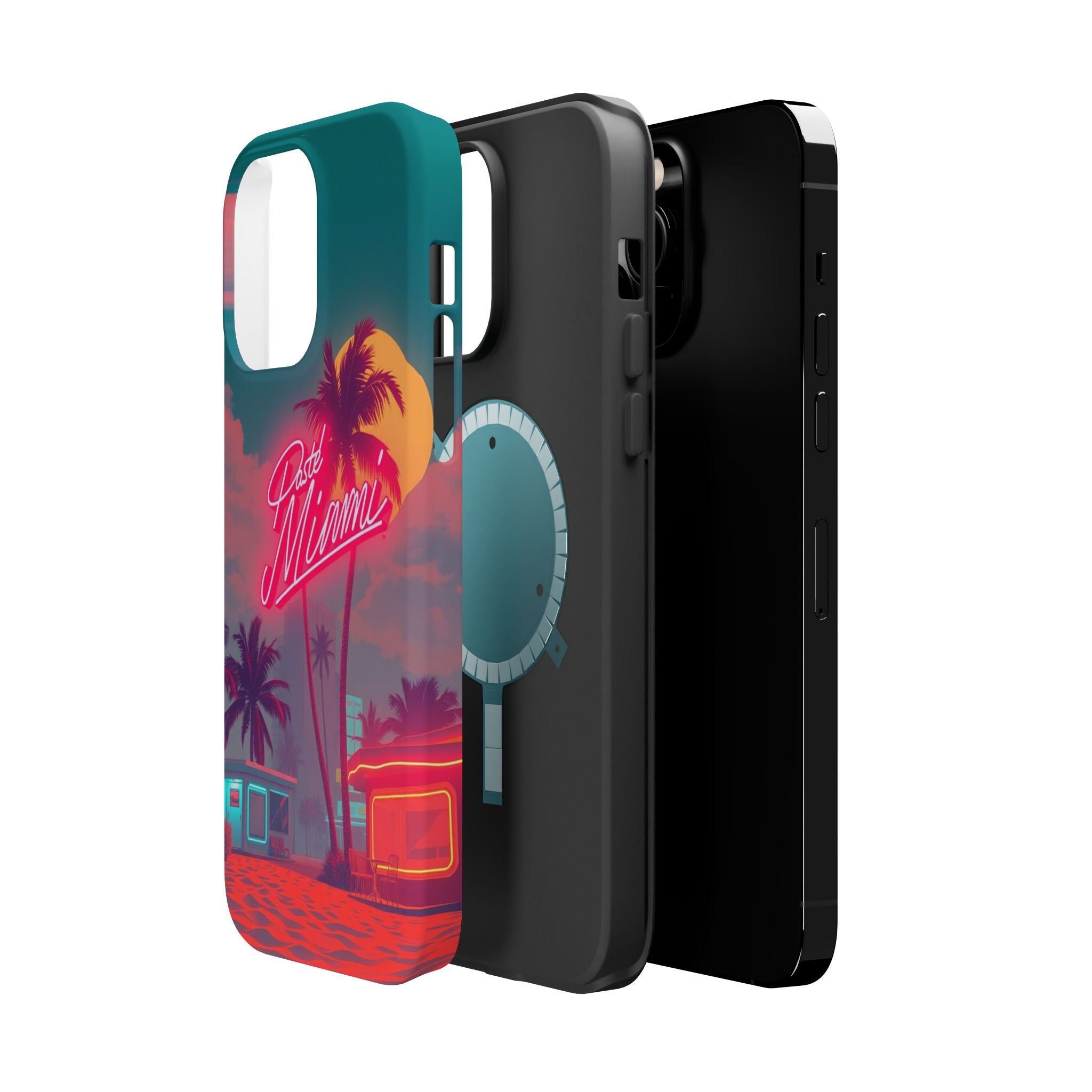 iPhone 1980s Pastel Miami Enchanted Art Slim Everyday Designer Case · iPhone Cas