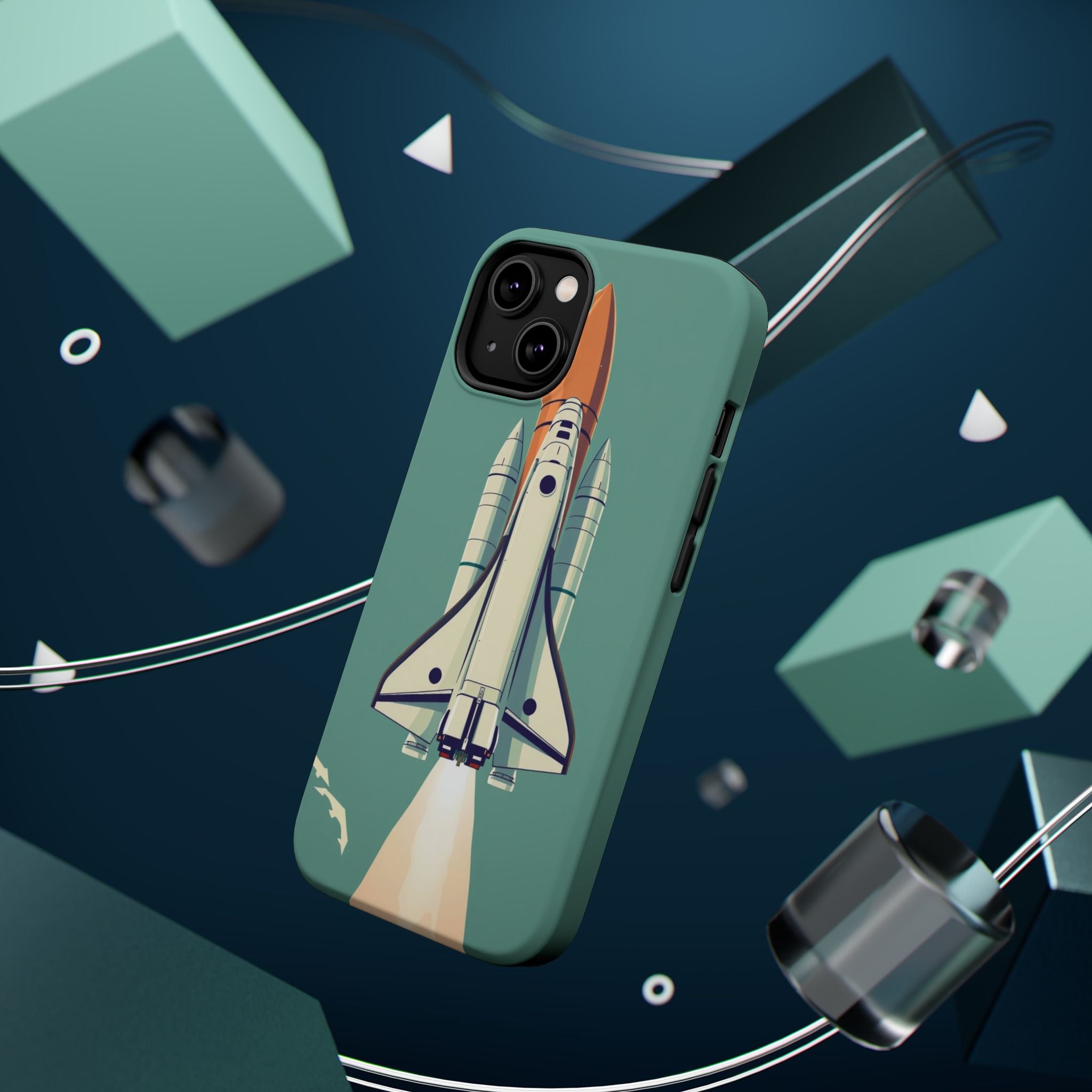 iPhone Retro Space Shuttle Cinematic Art Slim Everyday Designer Case · iPhone Ca