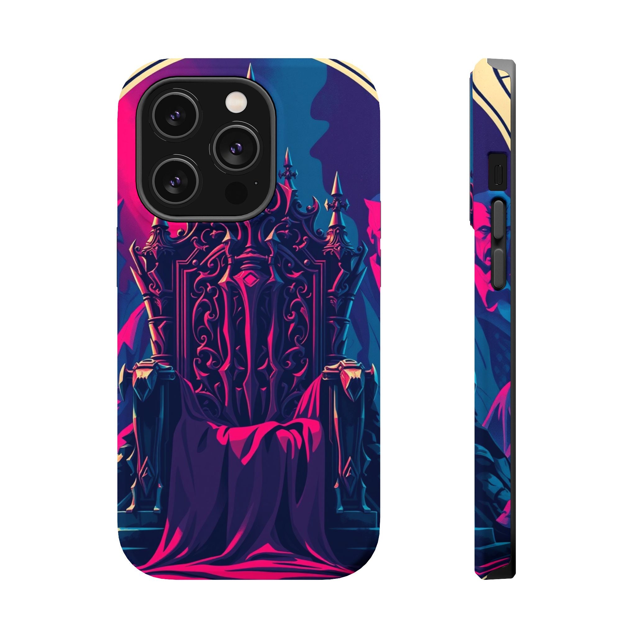iPhone Lich King Throne Vintage Retro Poster Slim Everyday Designer Case · iPhon