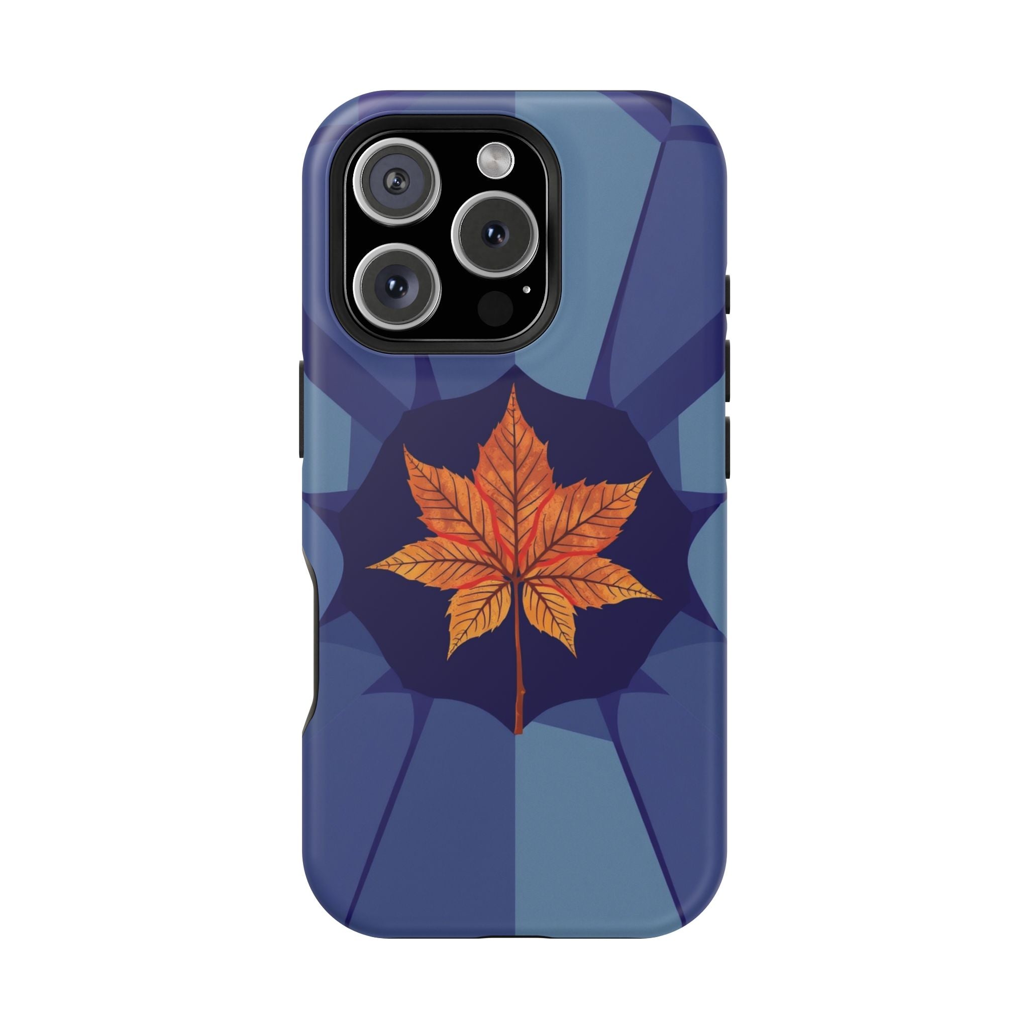 iPhone Autumn Maple Abstract Geometric Slim Everyday Designer Case · iPhone Case