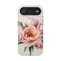 iPhone Serene Peony Bouquet Design Bold Modern Everyday Snap Case · iPhone Case